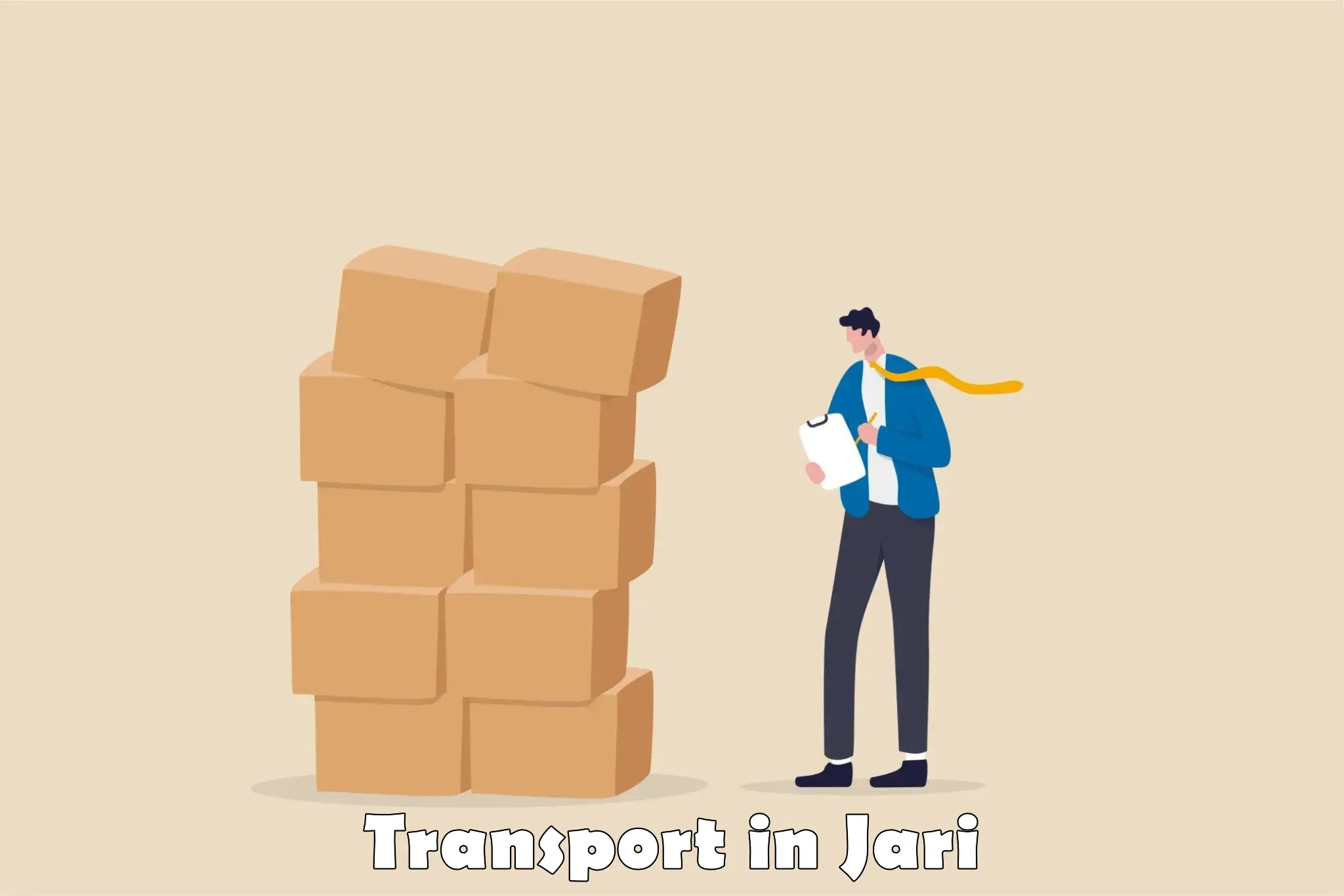 Door to door transport services in Jari