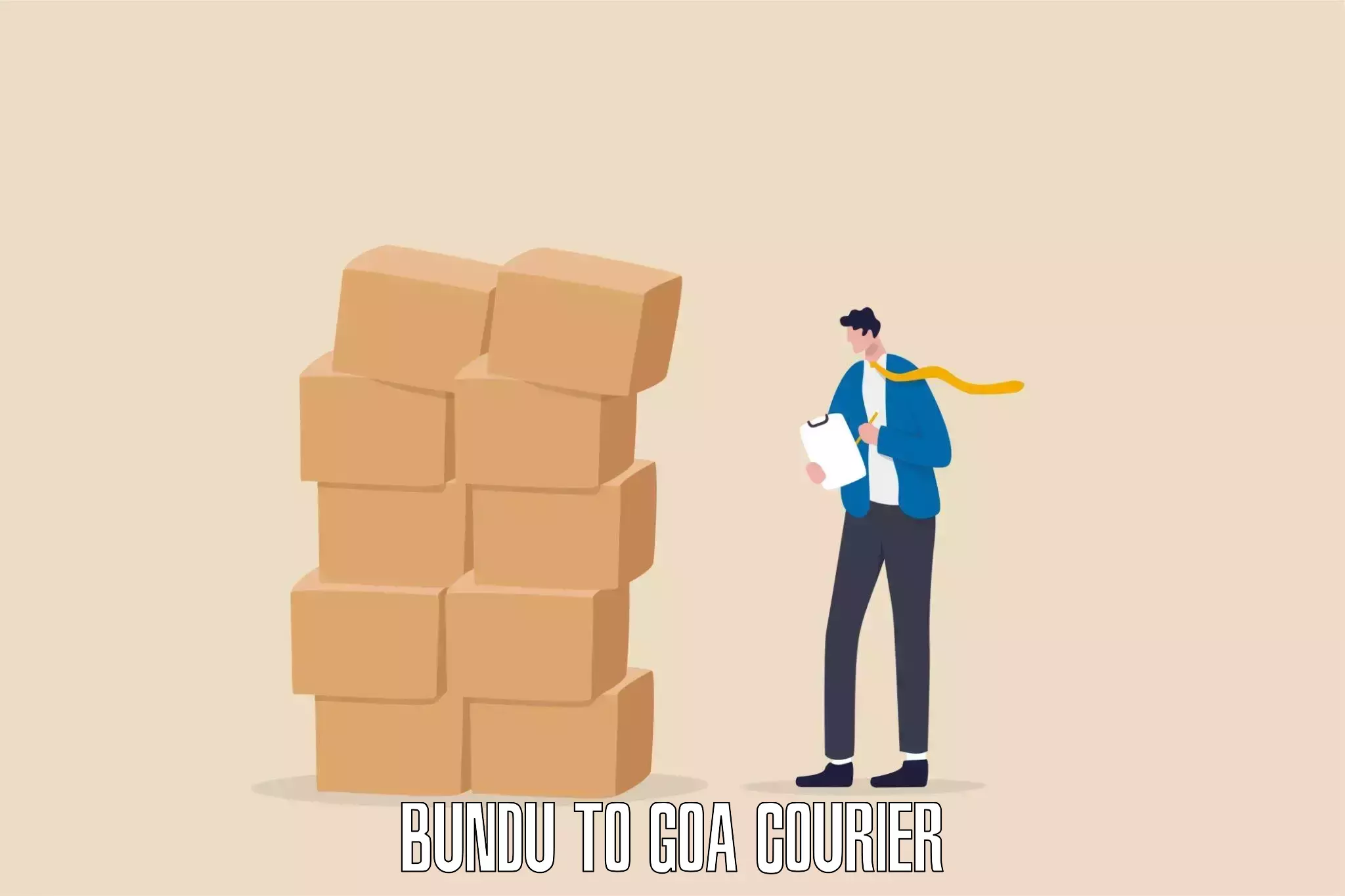 Custom courier strategies in Bundu to Panjim