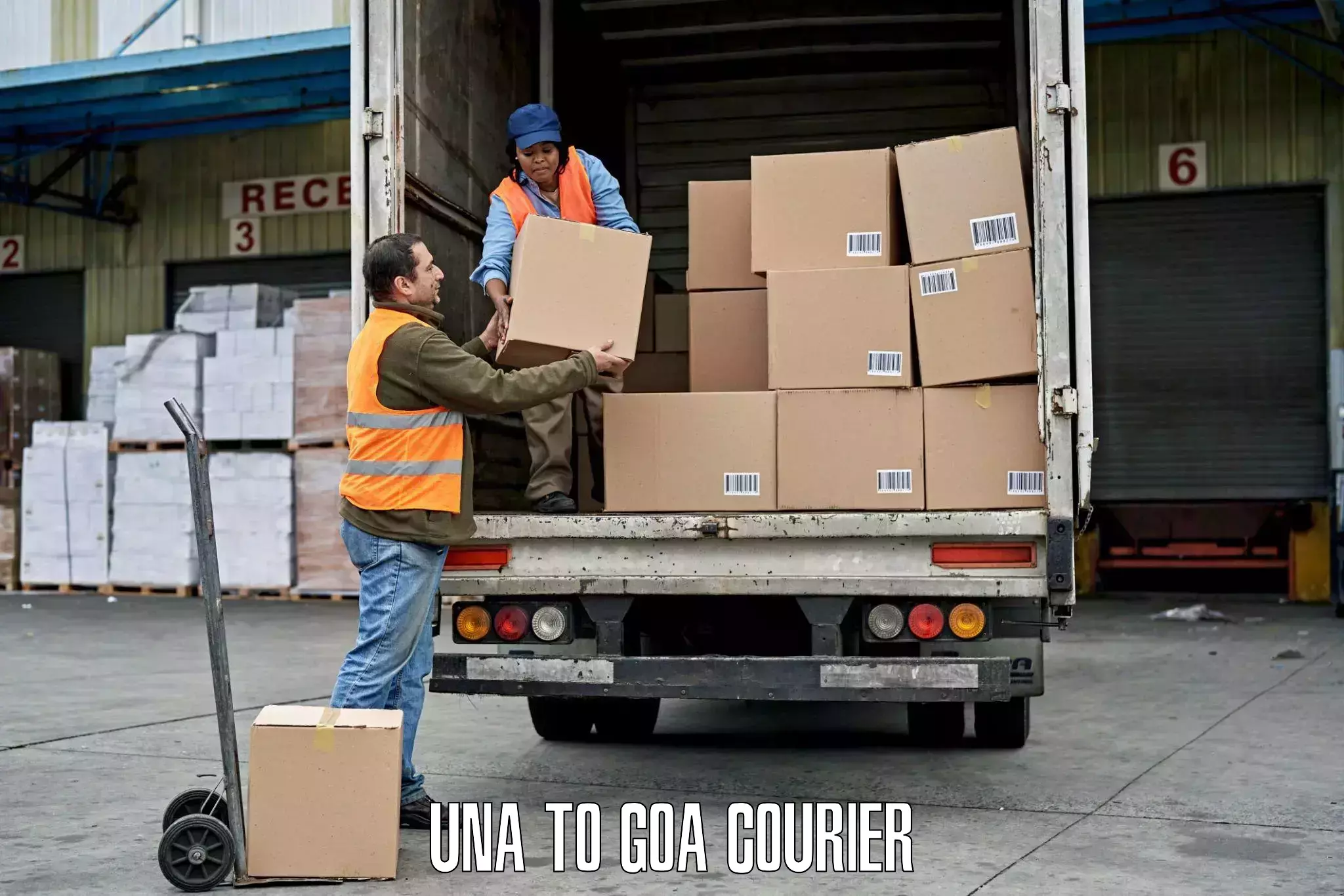 Wholesale parcel delivery Una to Goa