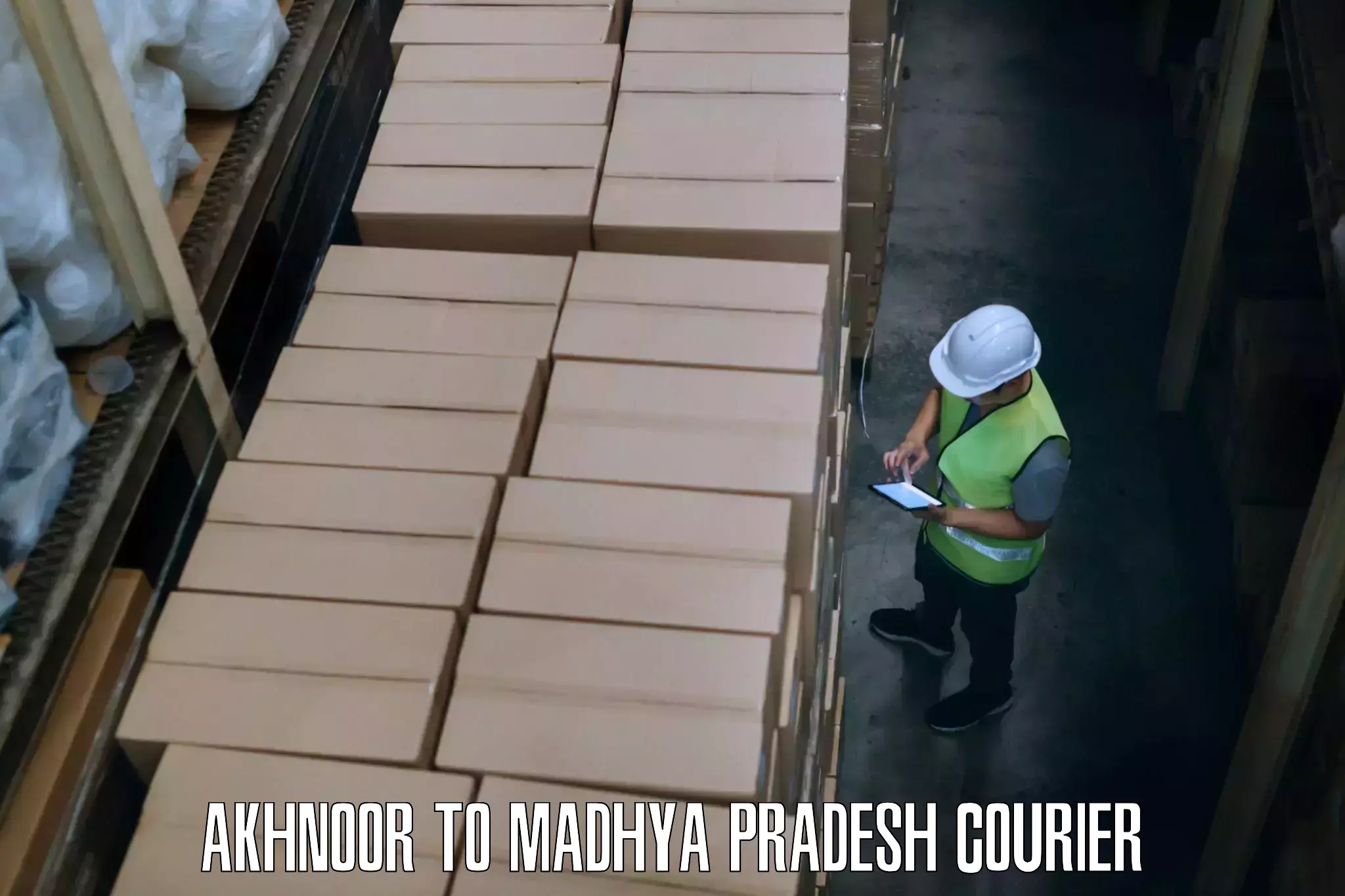 Advanced parcel tracking Akhnoor to Madhya Pradesh