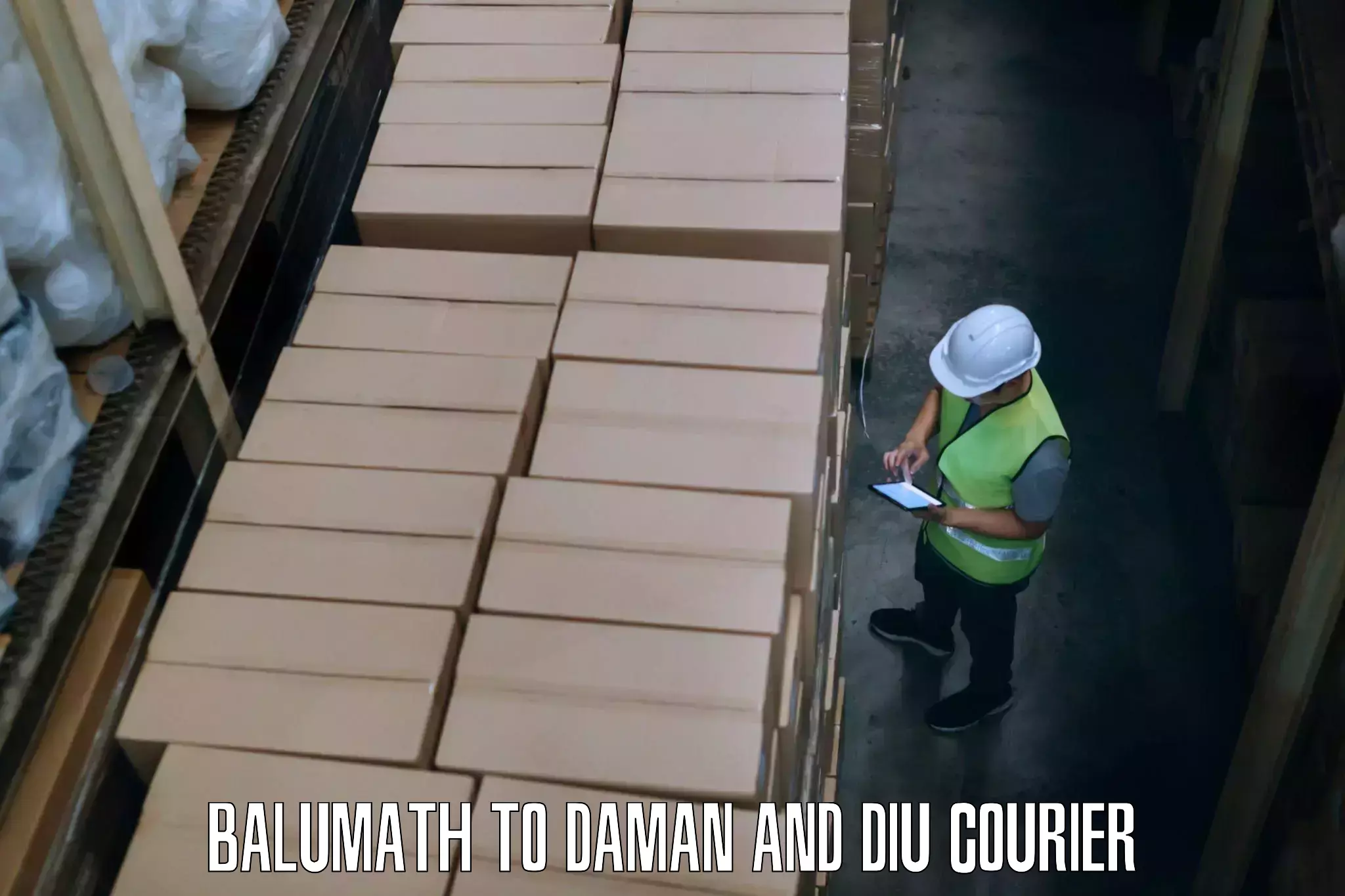 Residential courier service Balumath to Daman and Diu