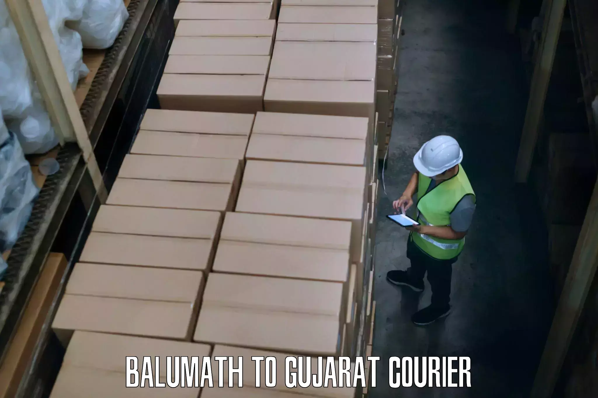 Smart courier technologies in Balumath to Gujarat