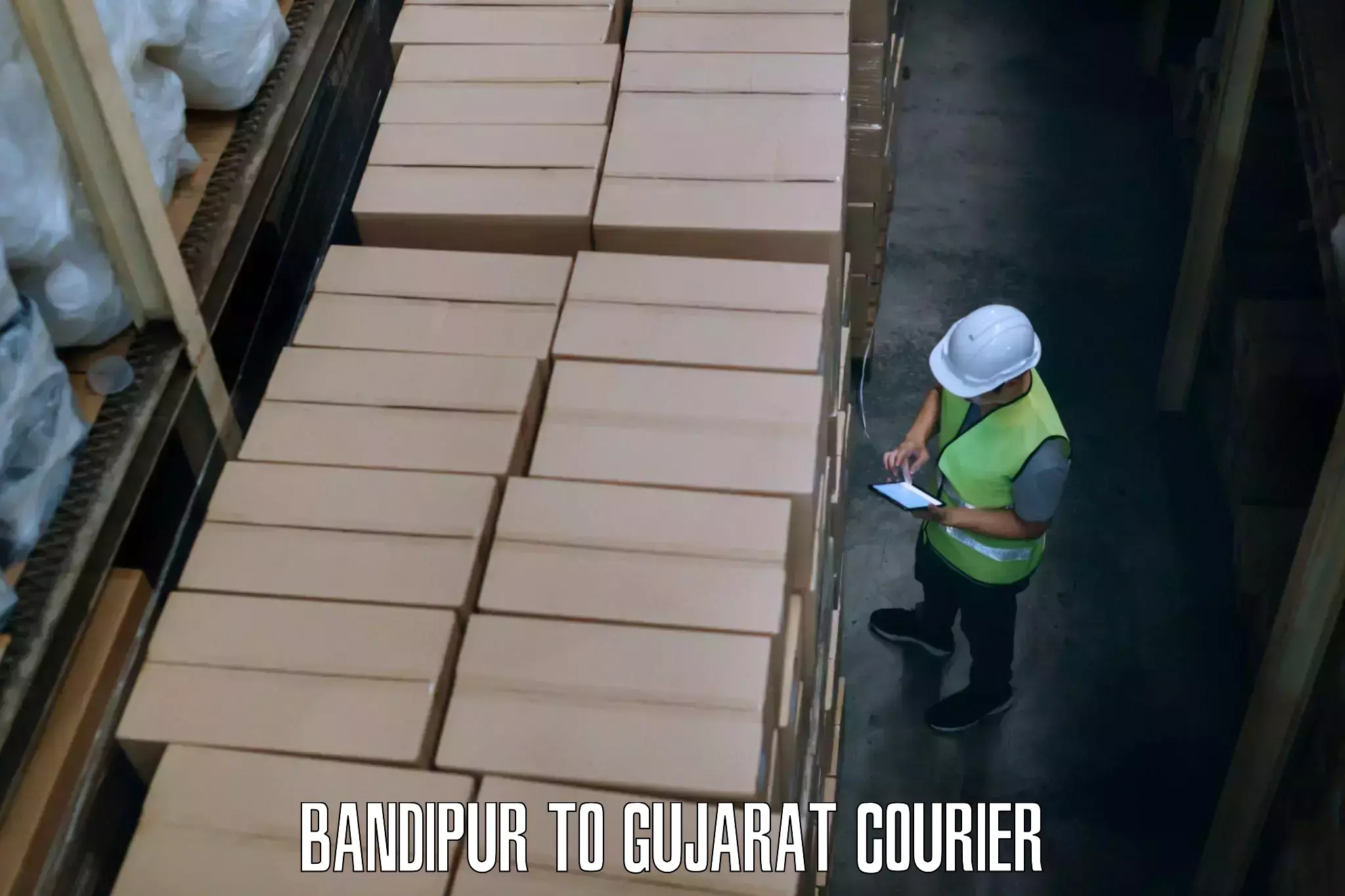 Optimized courier strategies Bandipur to Gujarat