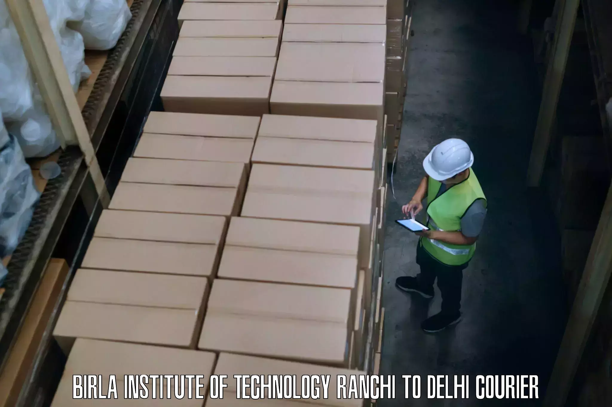 State-of-the-art courier technology Birla Institute of Technology Ranchi to Delhi