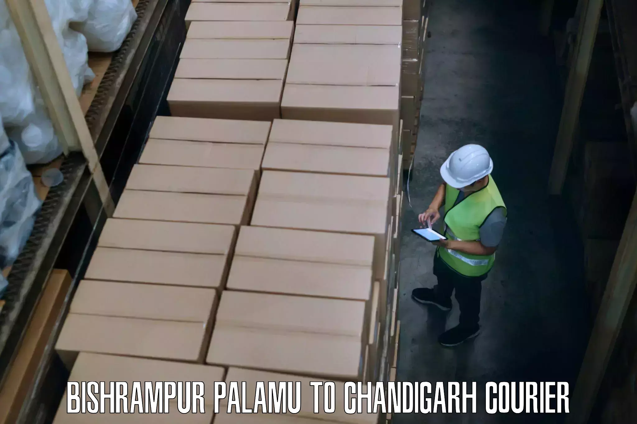 Smart parcel tracking Bishrampur Palamu to Chandigarh