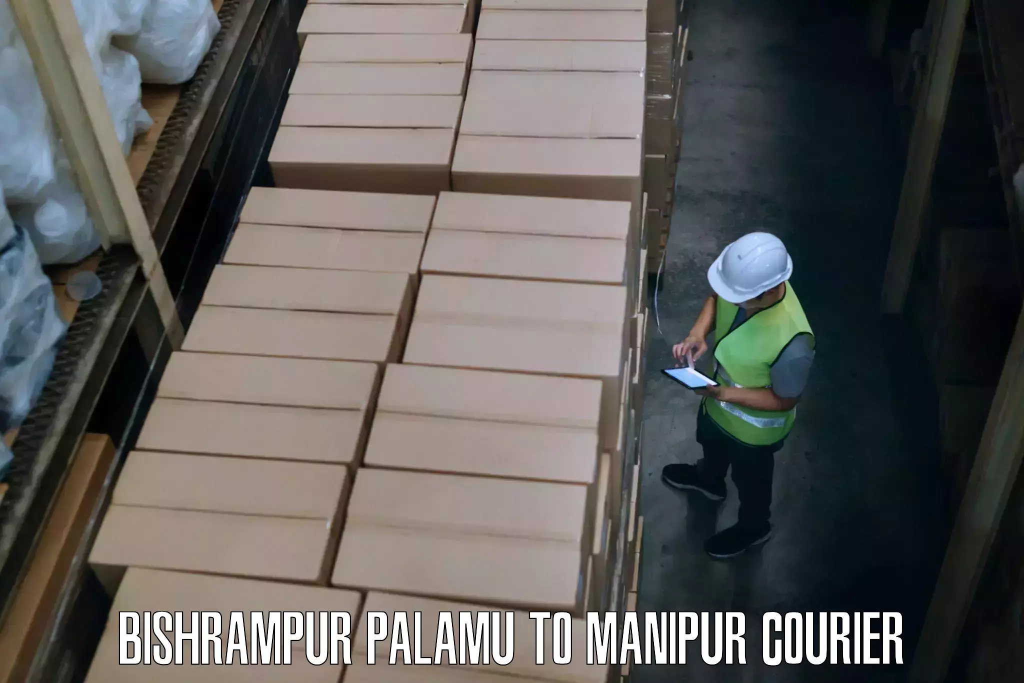 Special handling courier Bishrampur Palamu to Manipur