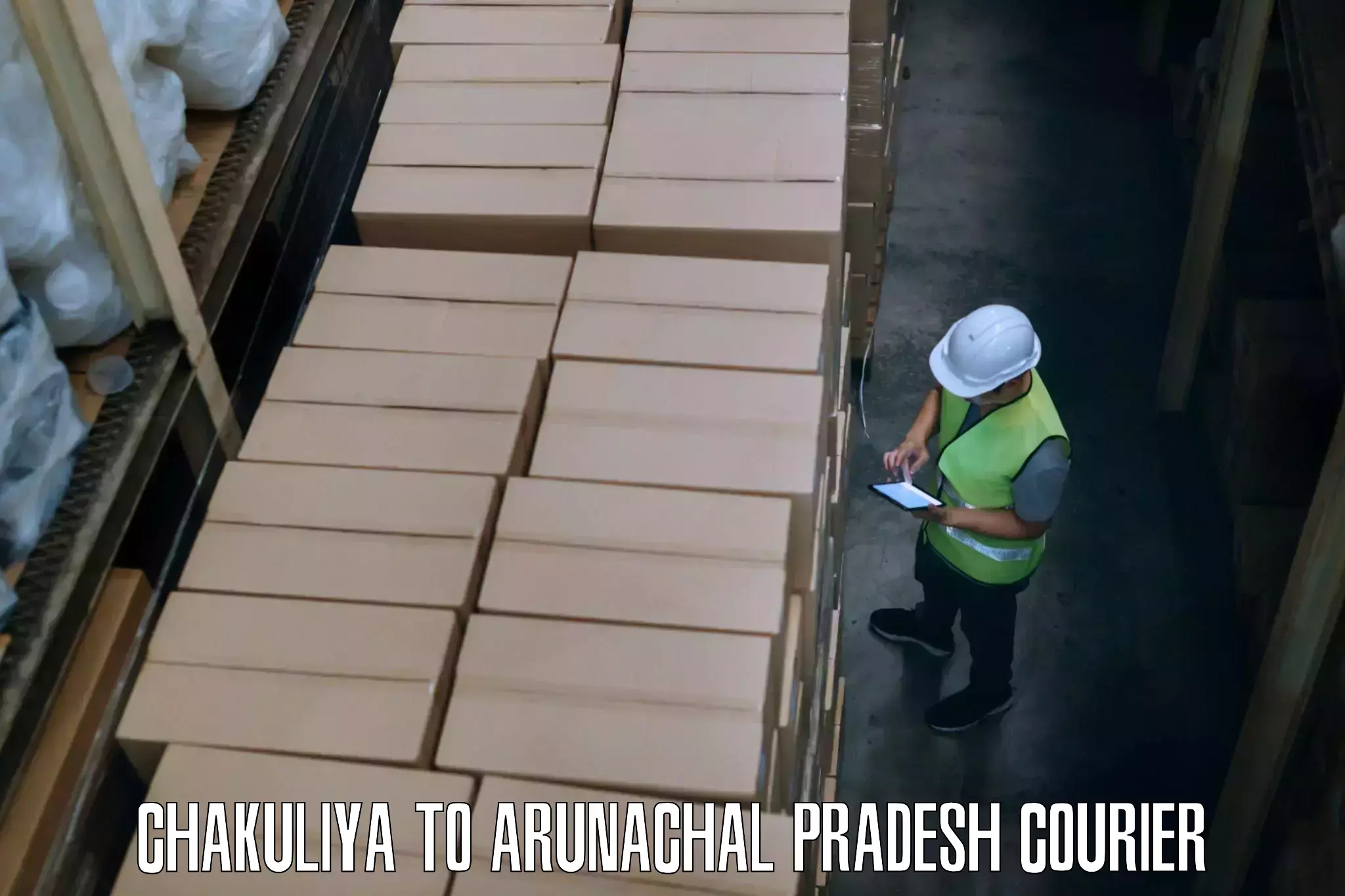 Advanced parcel tracking Chakuliya to Yazali