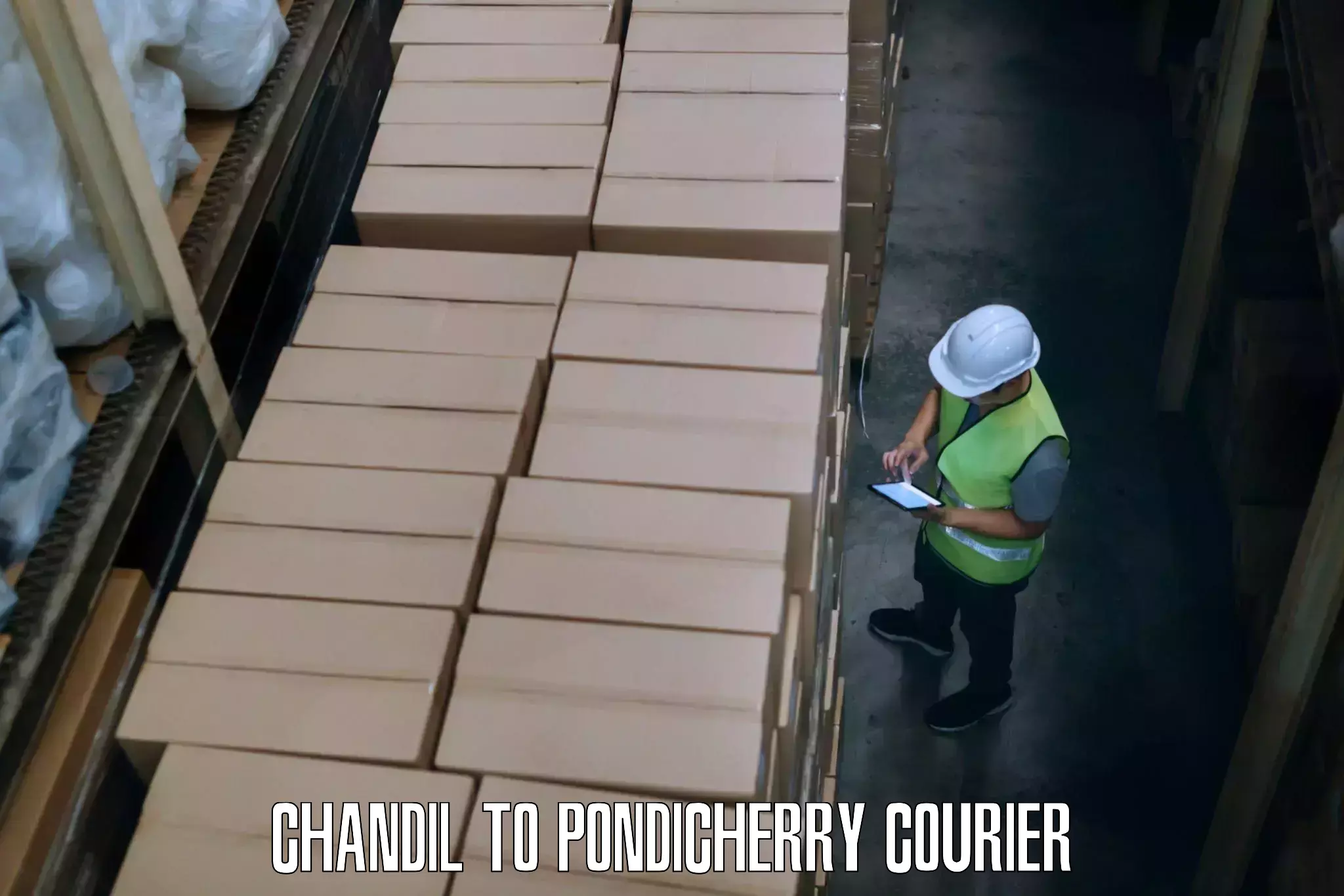 Full-service courier options Chandil to Pondicherry