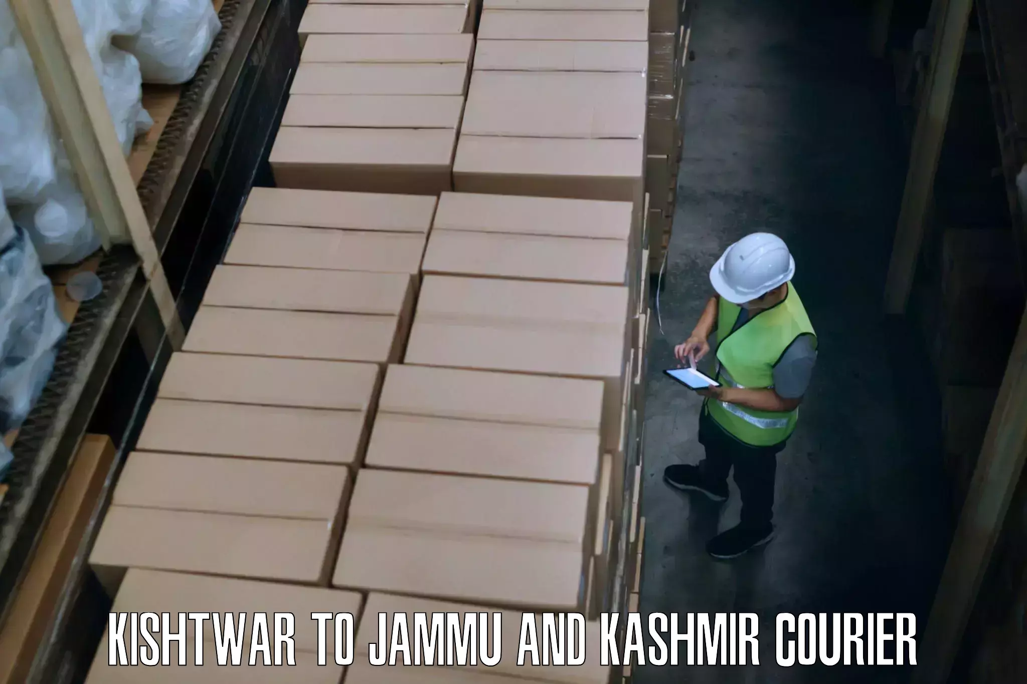 High value parcel delivery Kishtwar to Jammu and Kashmir