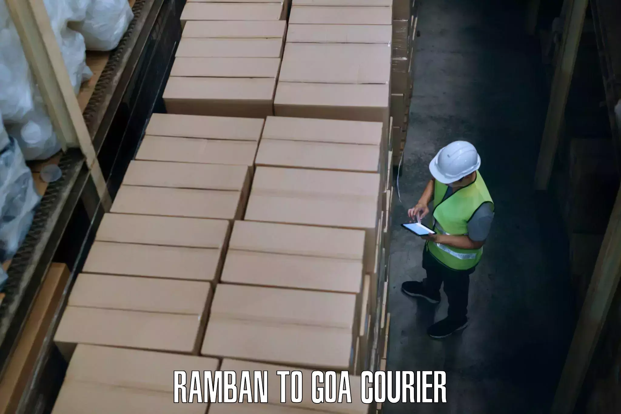 Flexible shipping options Ramban to NIT Goa