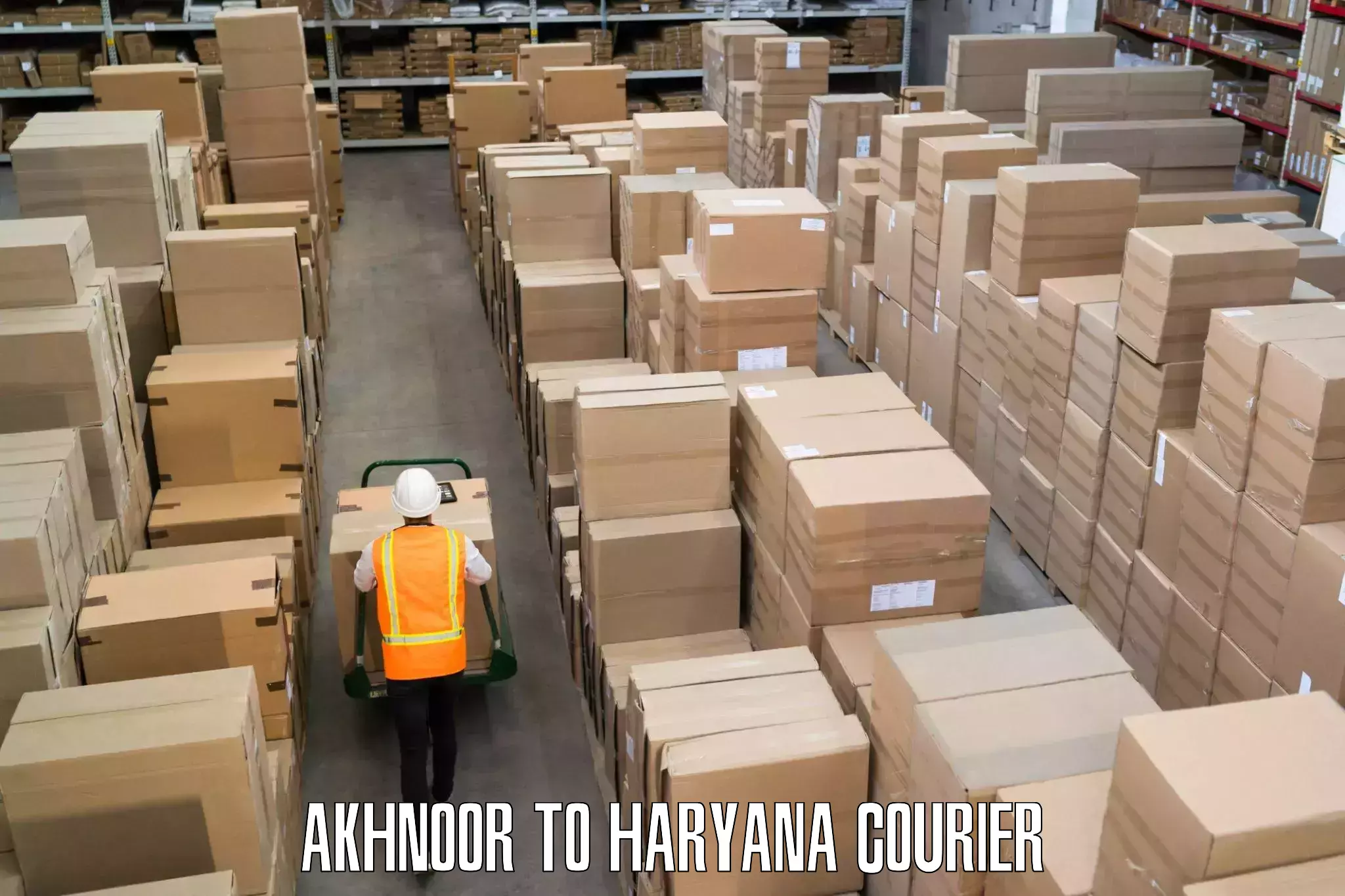 Affordable shipping solutions Akhnoor to Haryana