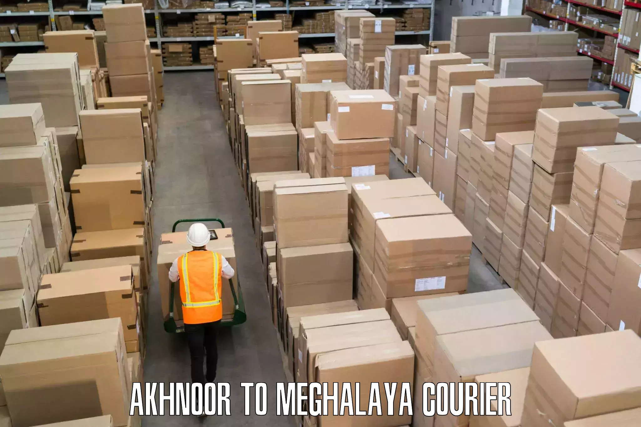 Courier services Akhnoor to Meghalaya