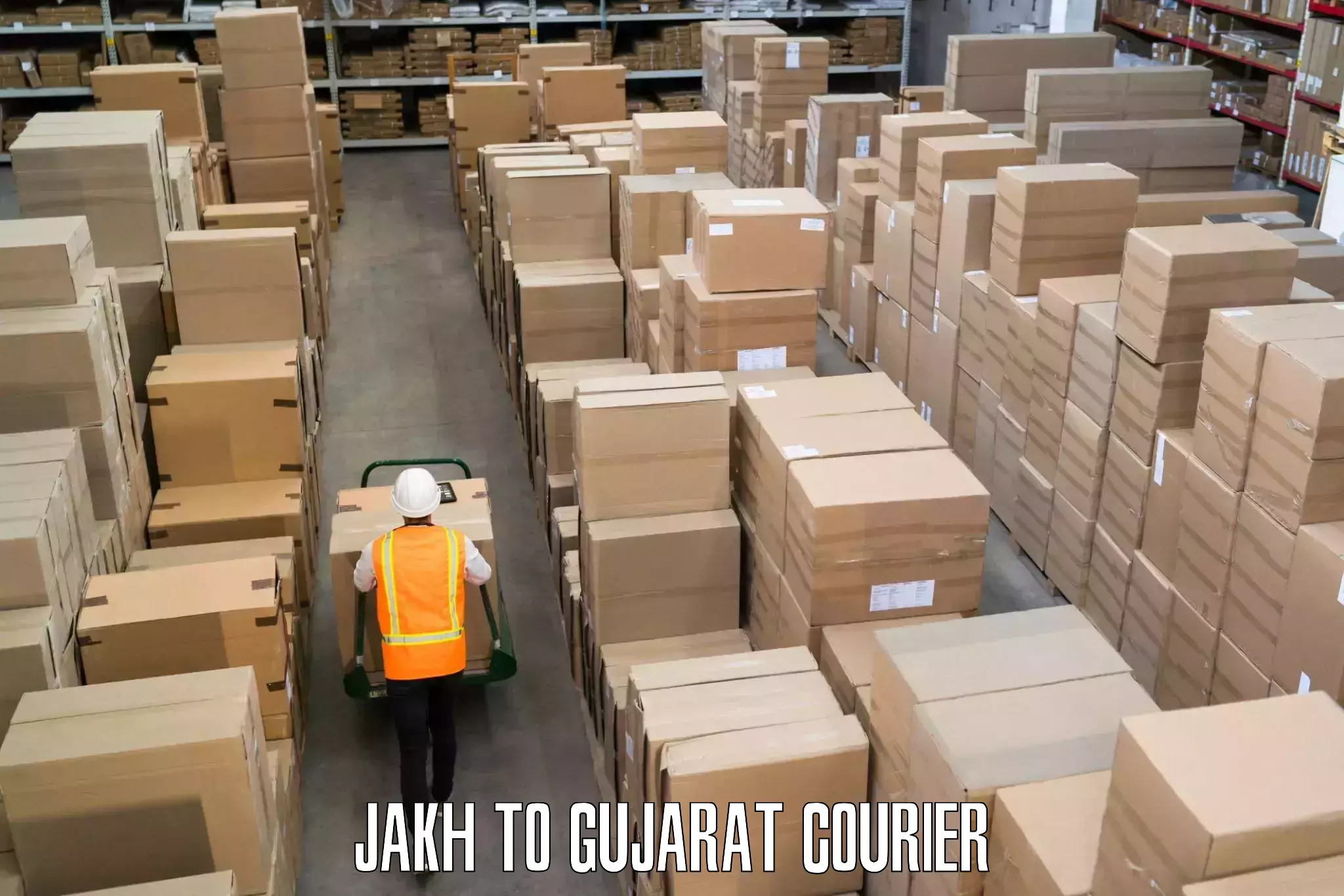 Dynamic courier operations Jakh to Gujarat