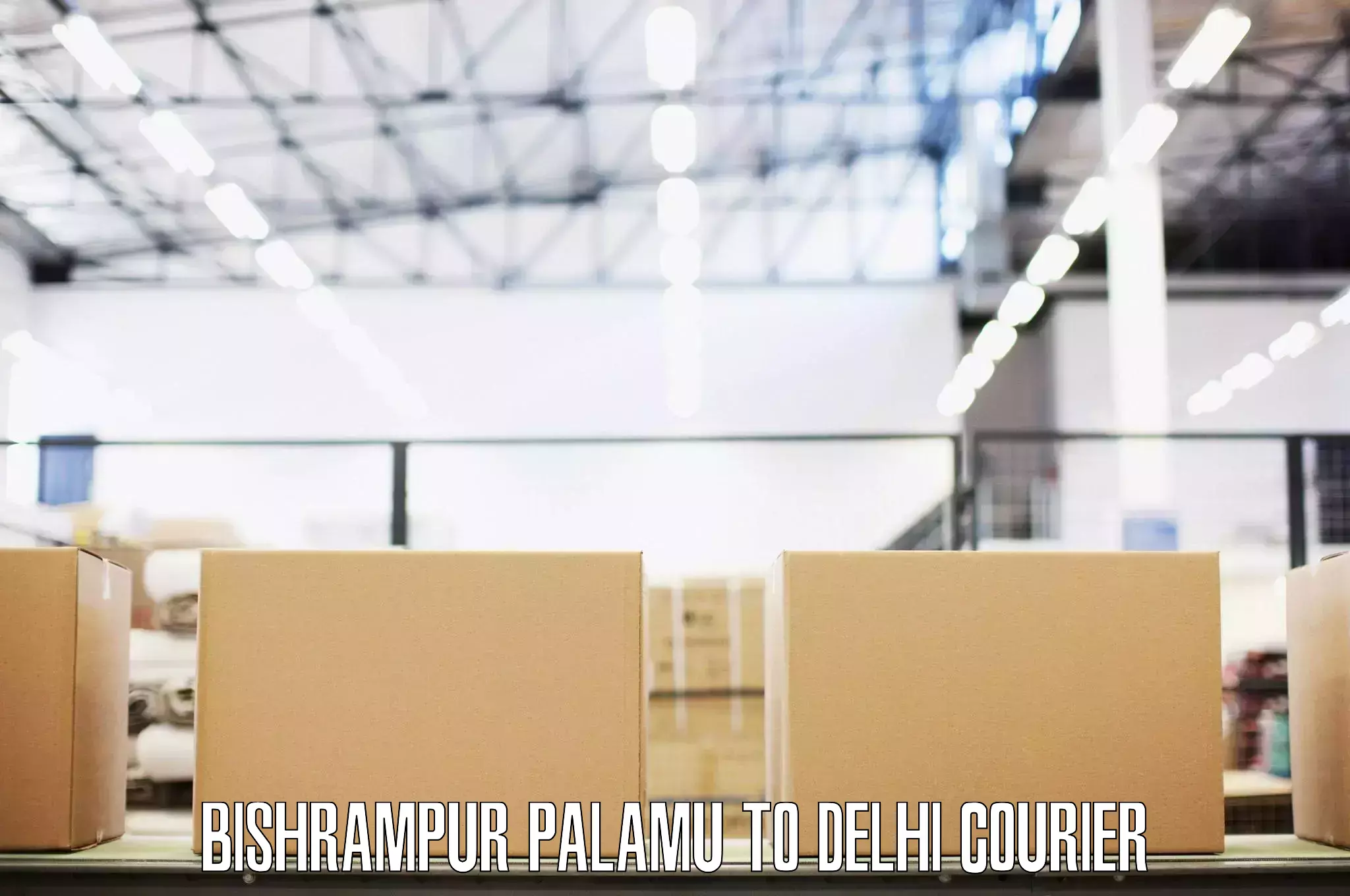 Express delivery capabilities Bishrampur Palamu to Jamia Hamdard New Delhi