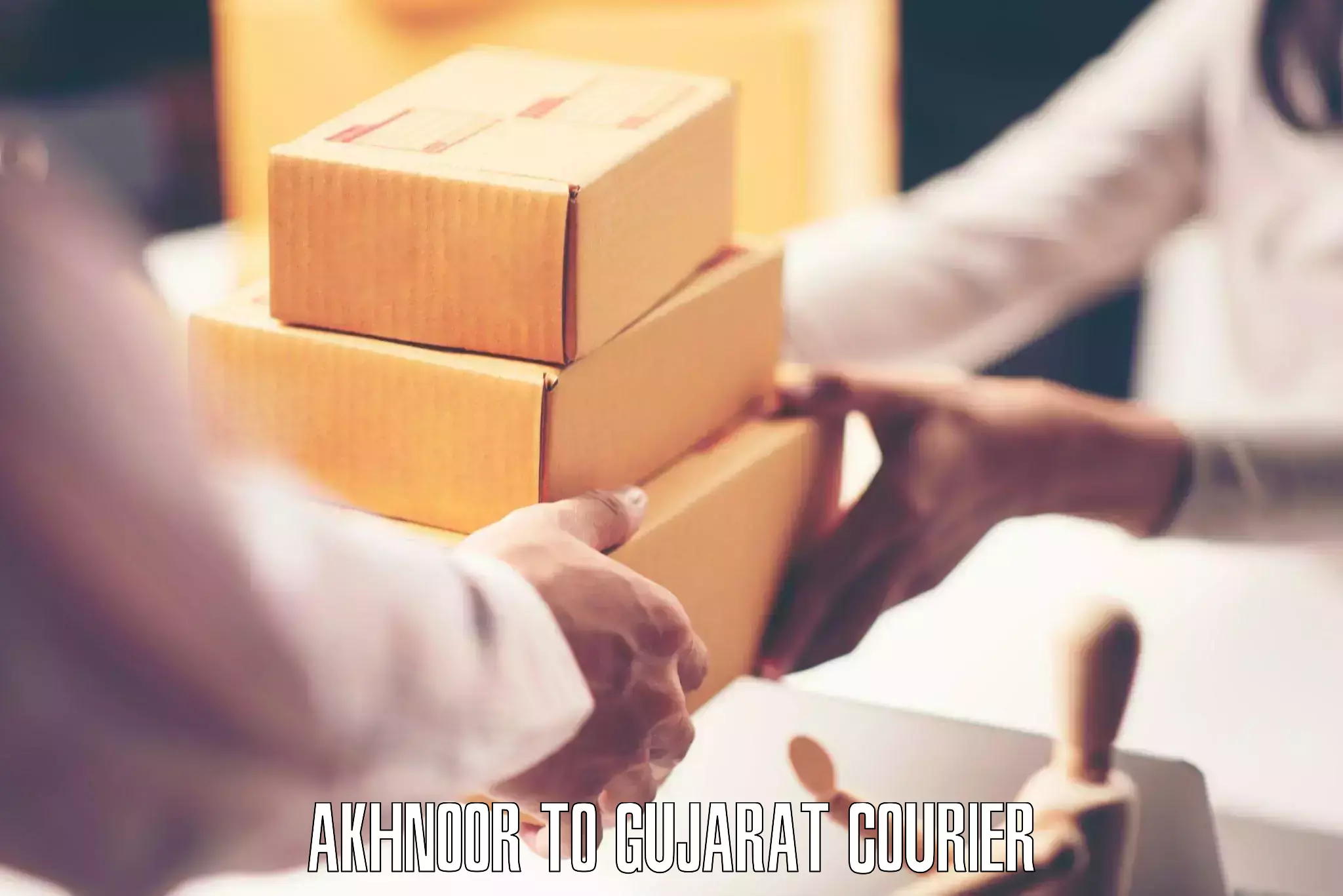 Holiday shipping services Akhnoor to Gujarat