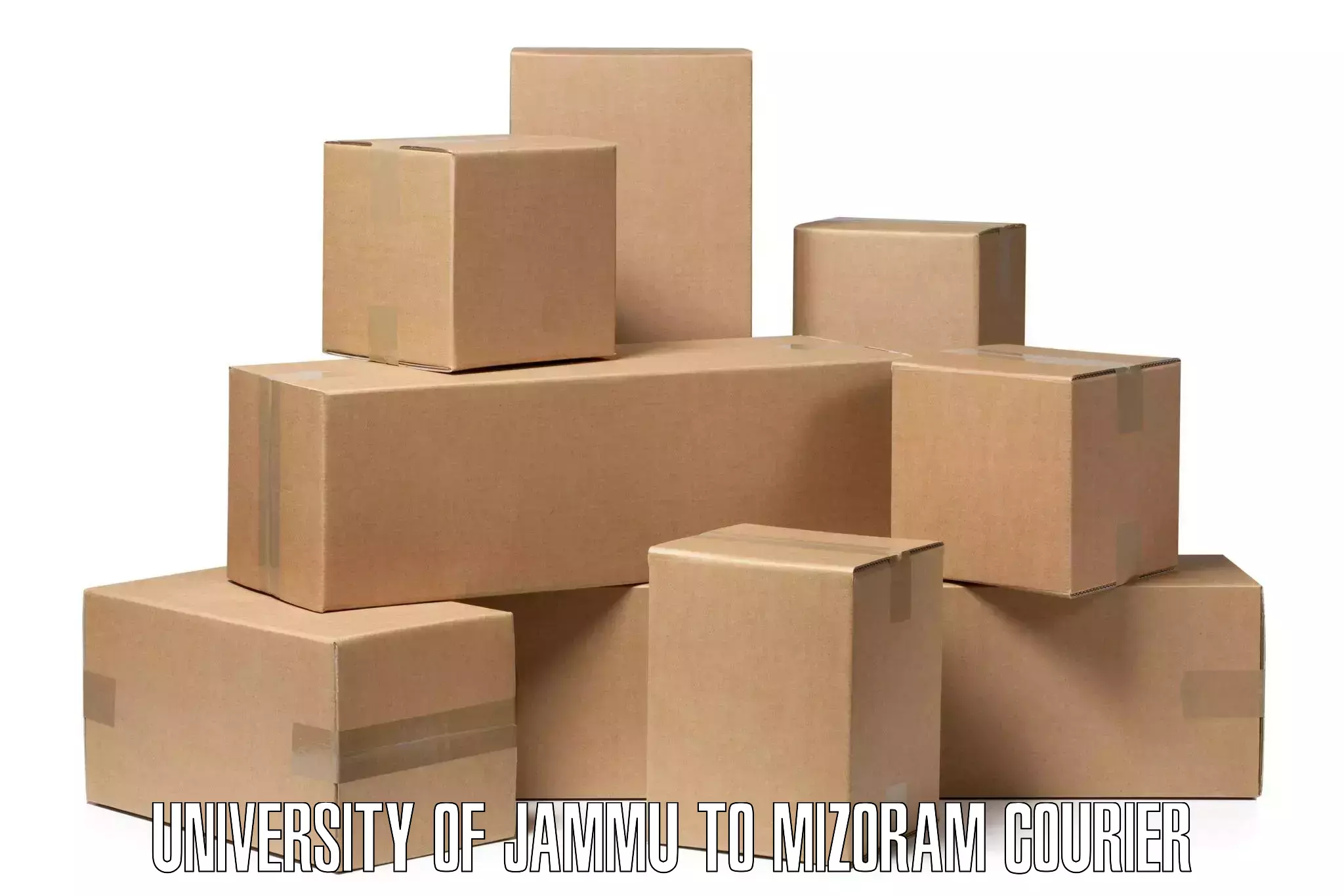 Tailored shipping plans in University of Jammu to Mizoram