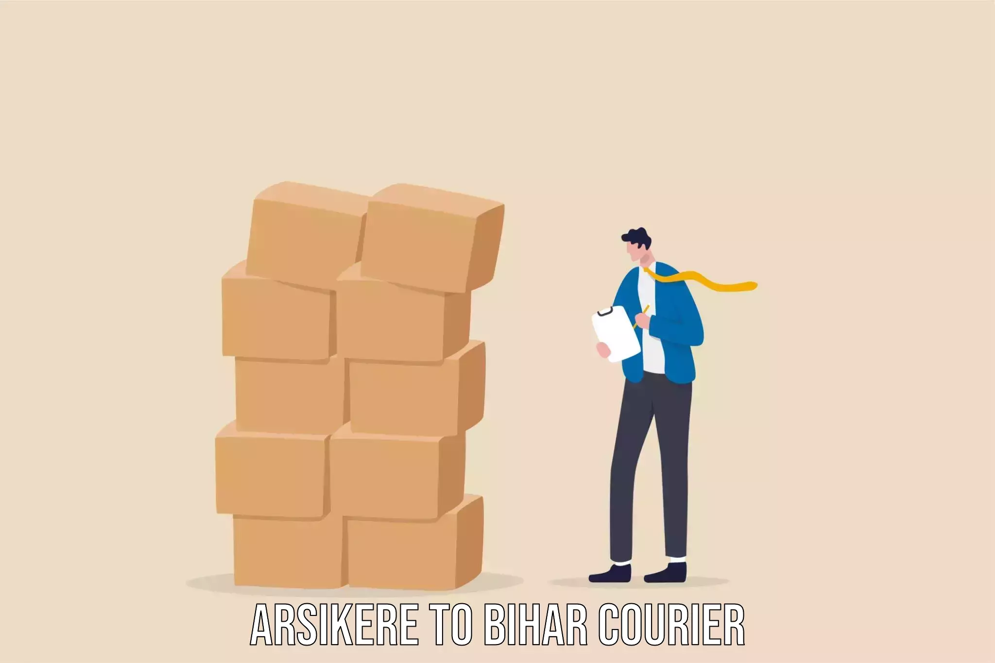 Single item baggage courier Arsikere to Makhdumpur