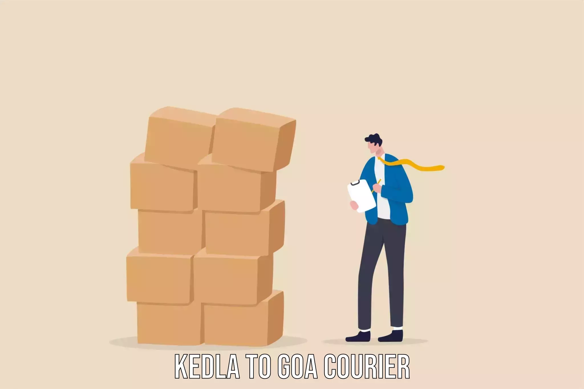 Baggage courier rates Kedla to Mormugao Port