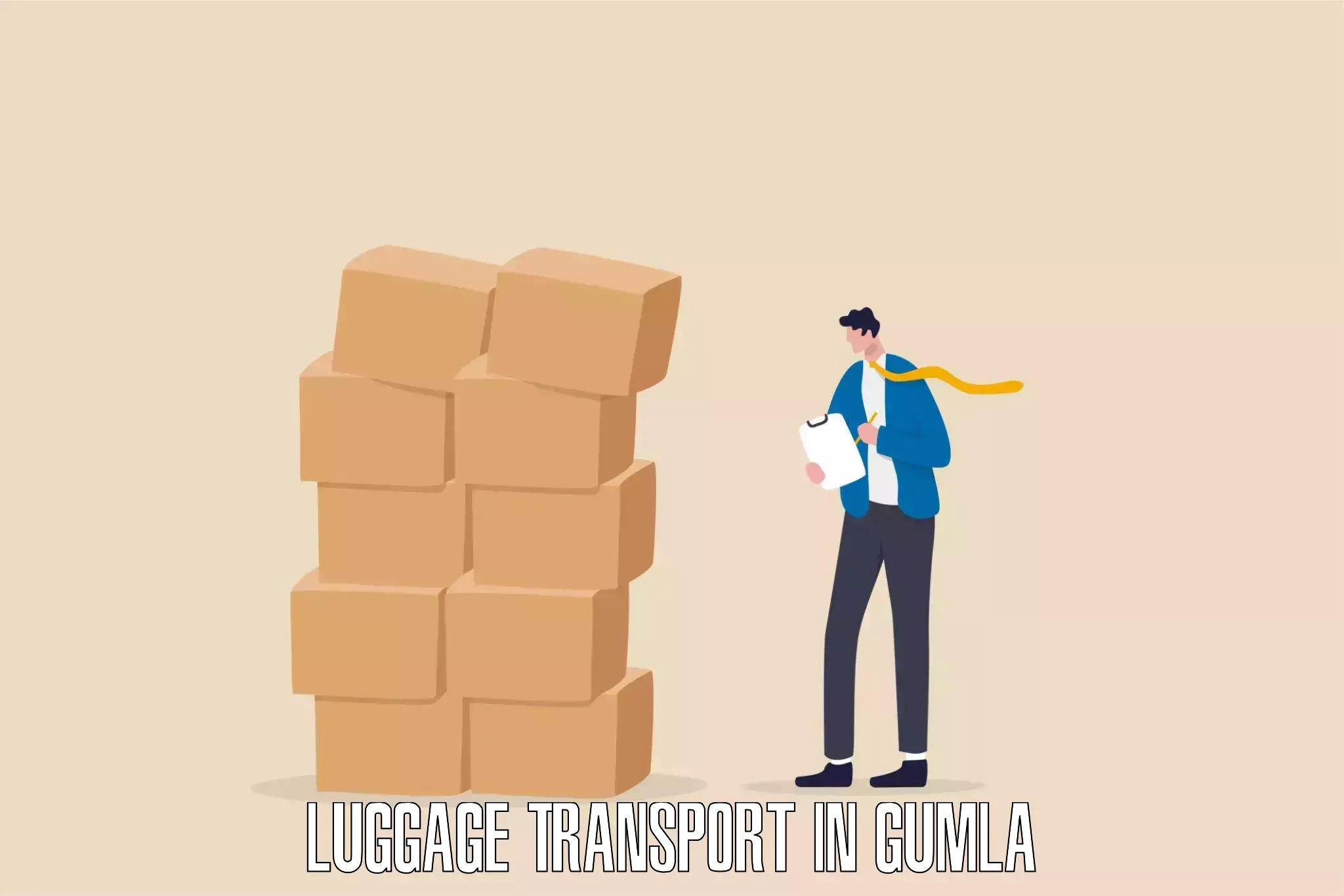 Emergency baggage service in Gumla