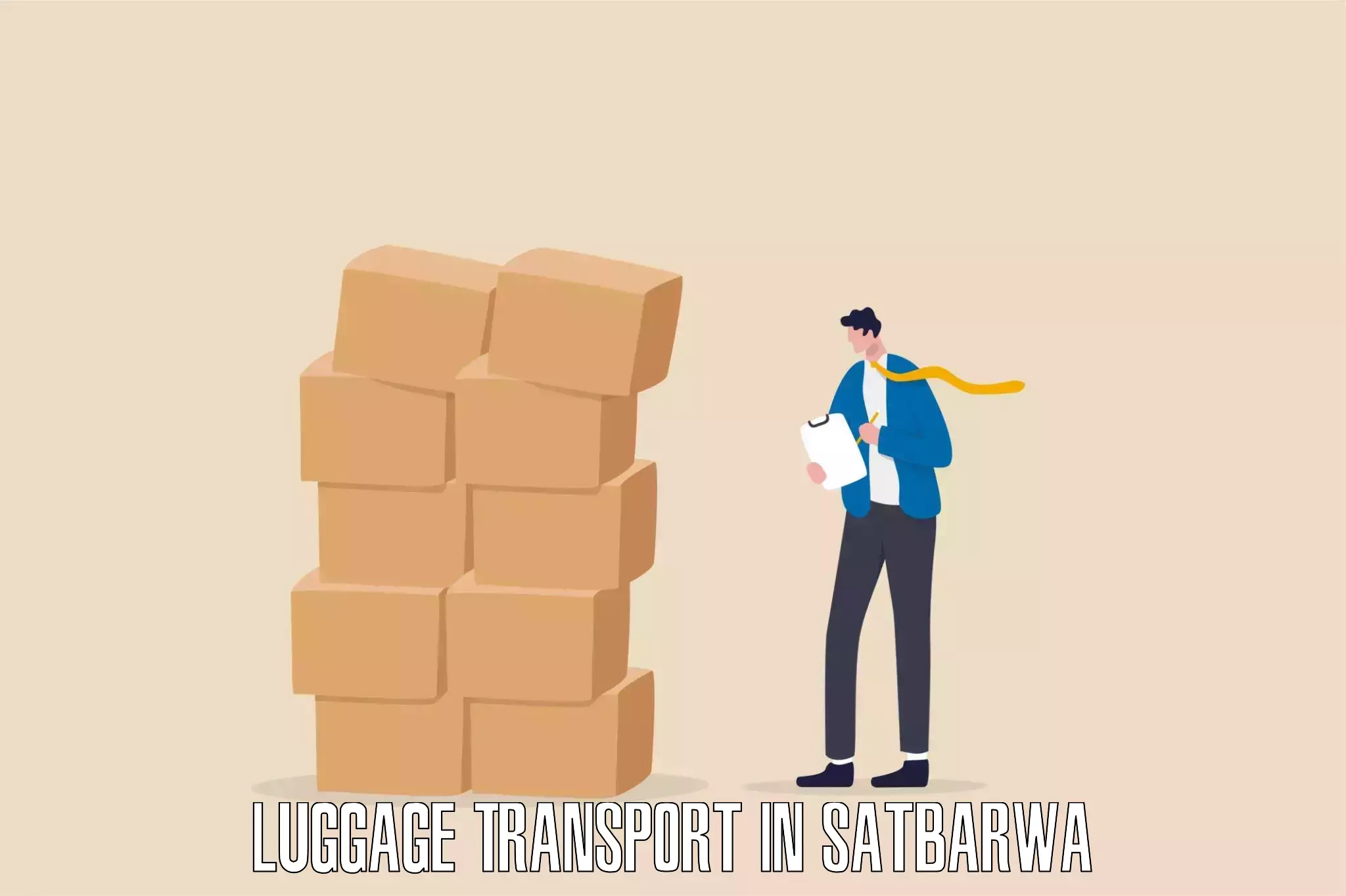 Heavy luggage shipping in Satbarwa