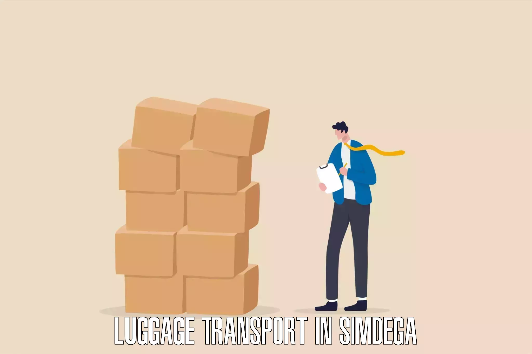 Luggage shipment strategy in Simdega