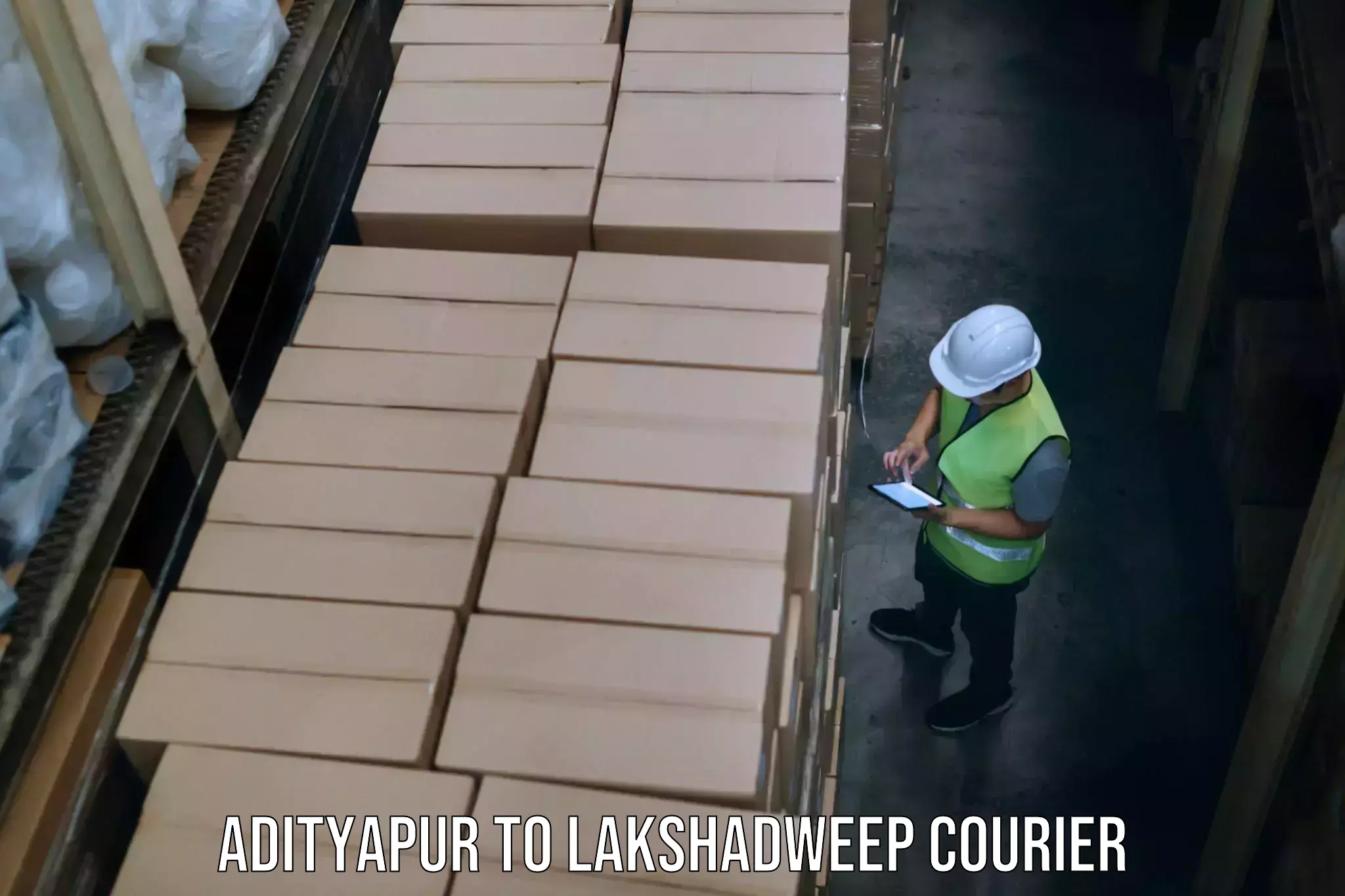 Luggage courier logistics Adityapur to Lakshadweep