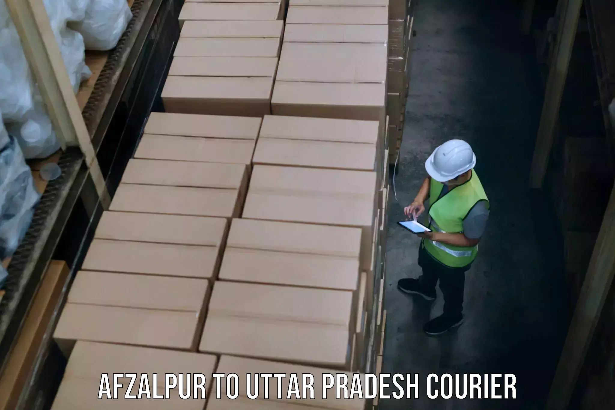 Immediate baggage courier Afzalpur to Patti Pratapgarh