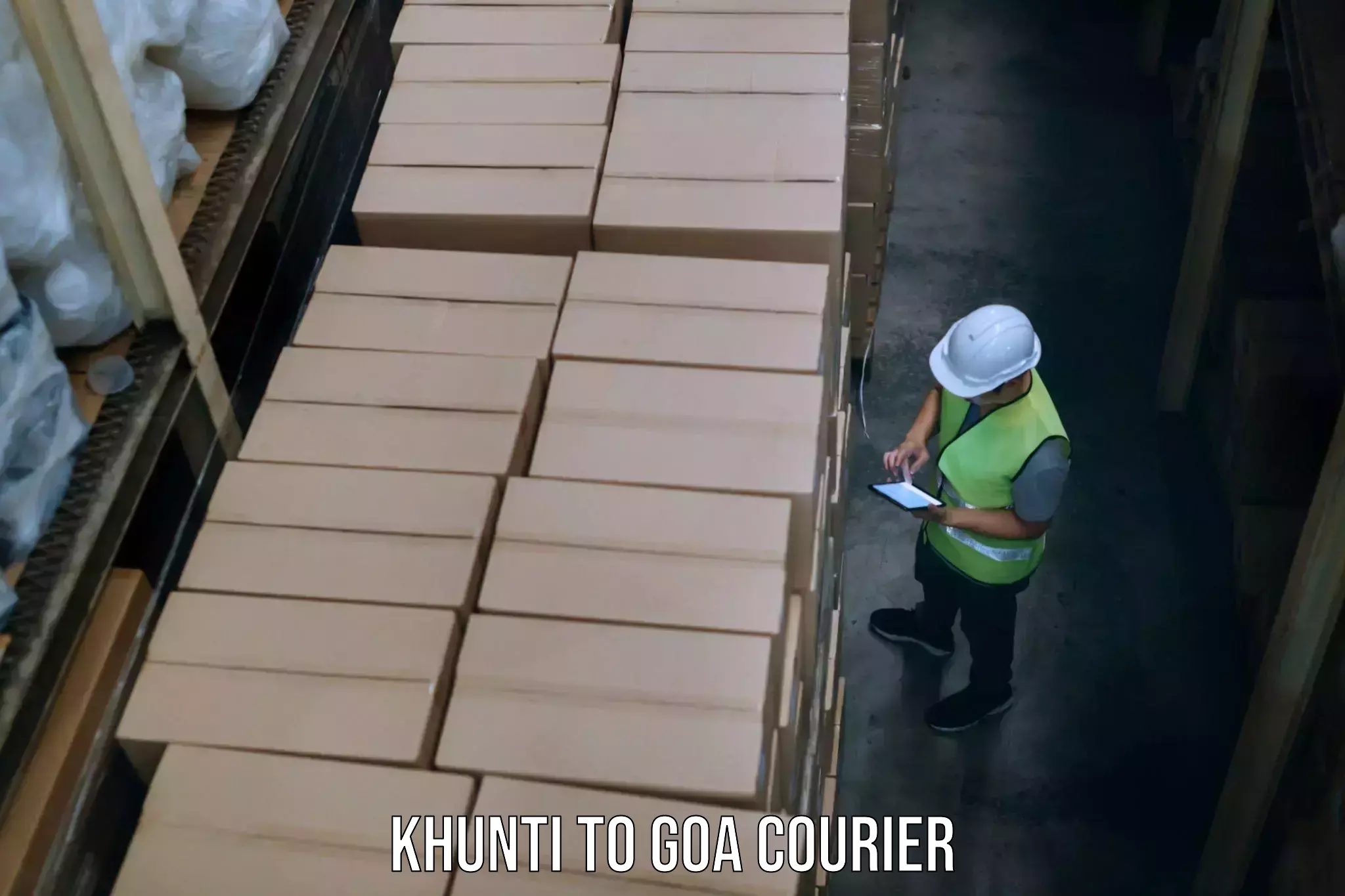 Light baggage courier Khunti to Sanvordem