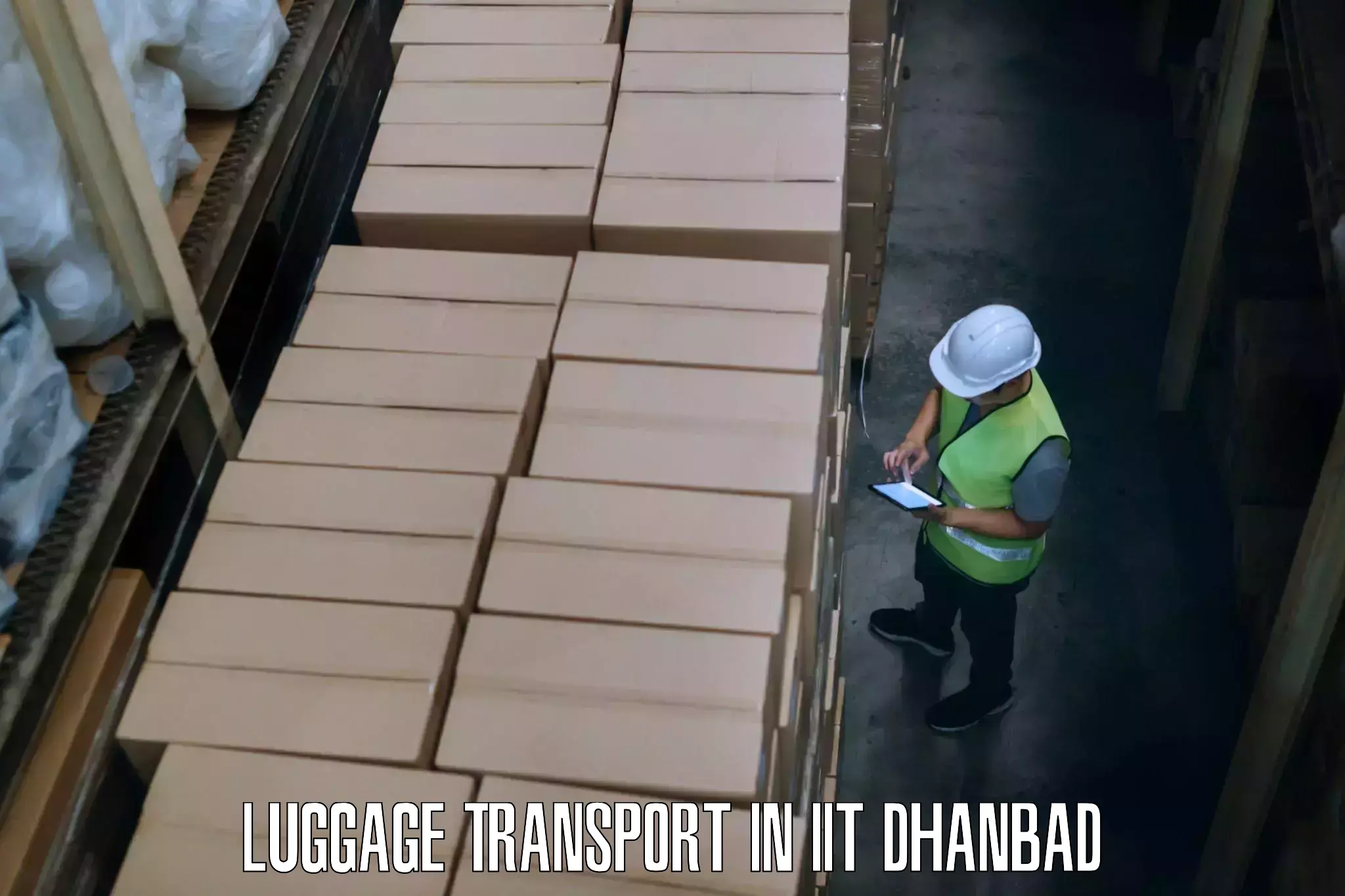 Round trip baggage courier in IIT Dhanbad
