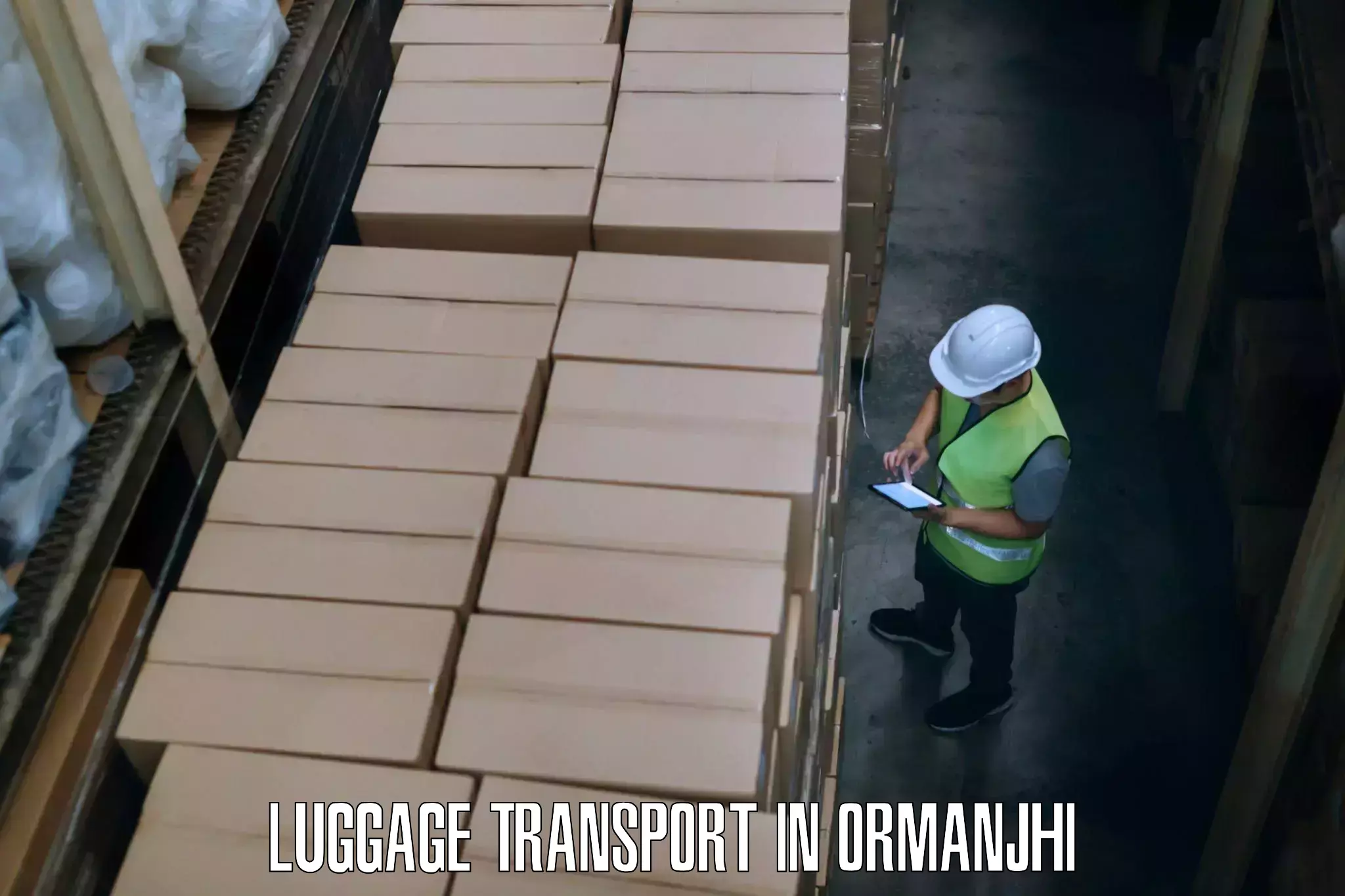 Luggage storage and delivery in Ormanjhi