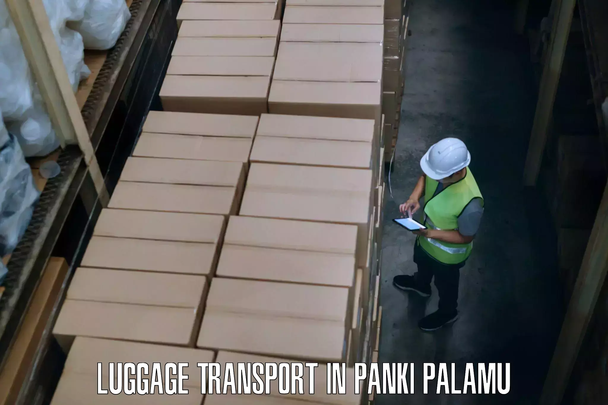 Baggage courier strategy in Panki Palamu