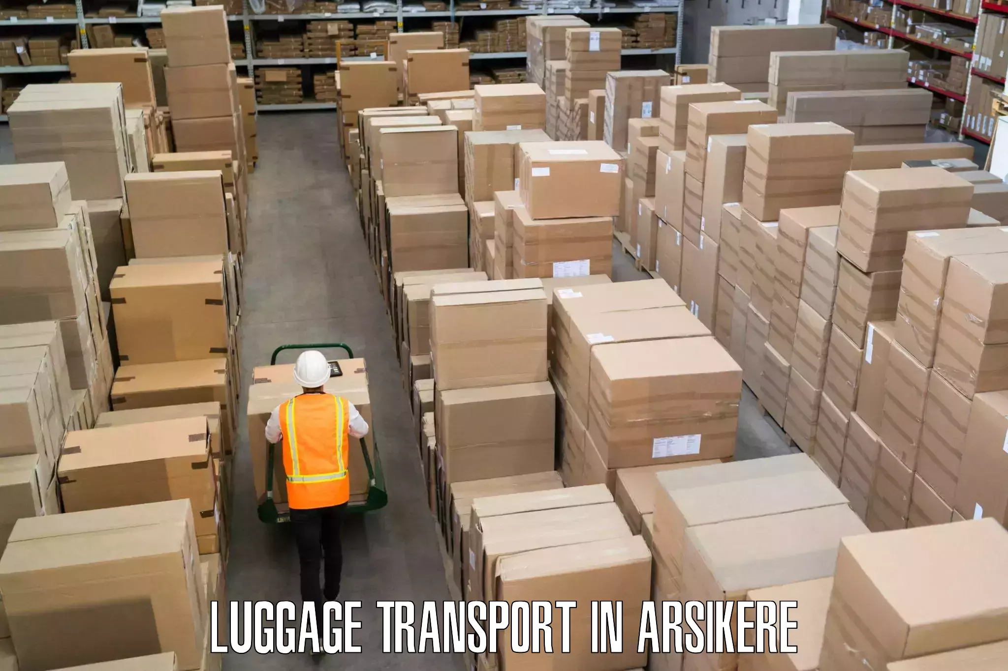 Innovative luggage delivery in Arsikere