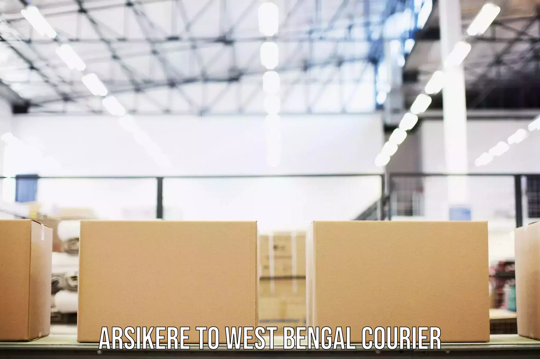 Baggage delivery optimization Arsikere to West Bengal