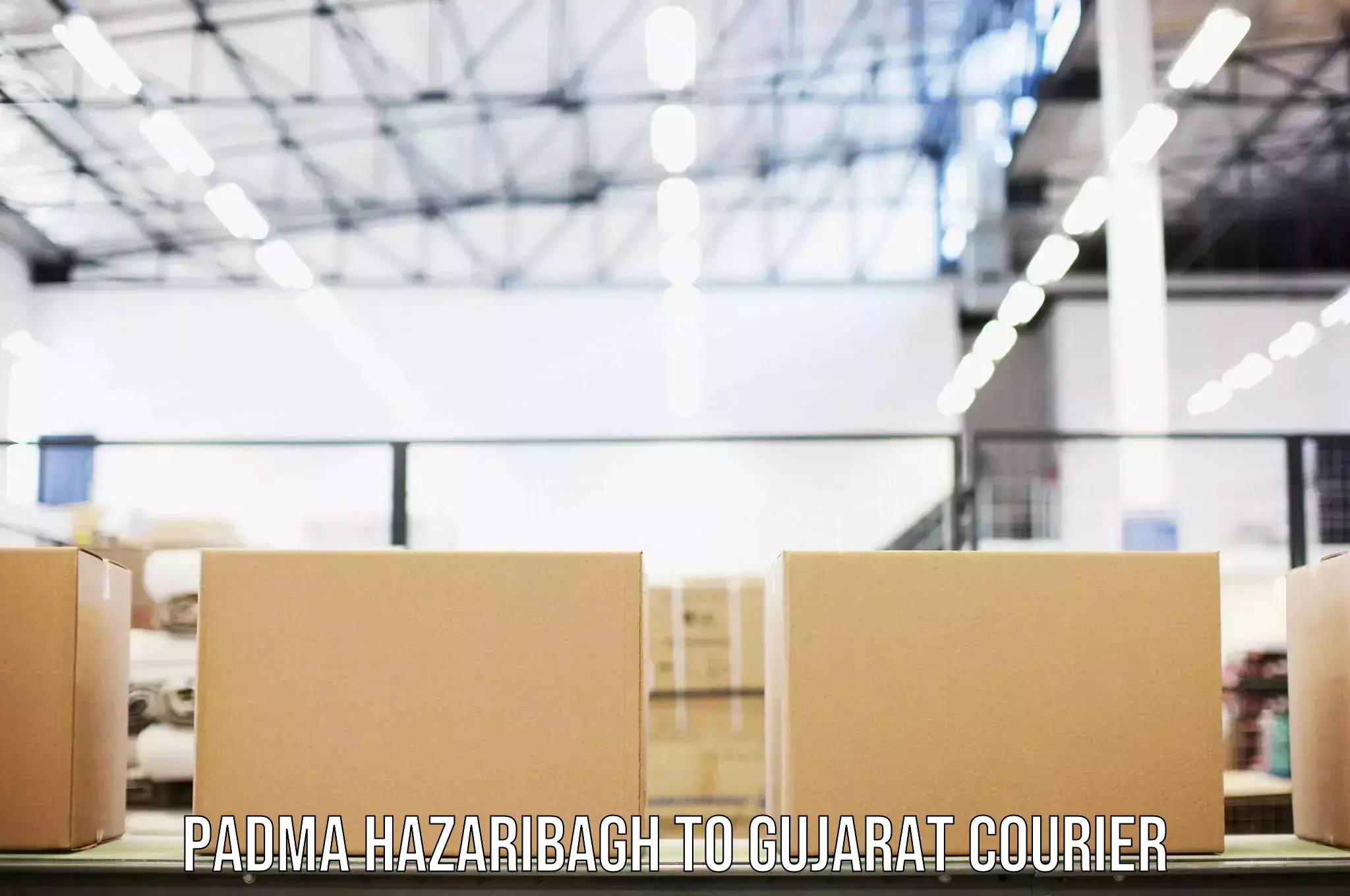 Online luggage shipping booking Padma Hazaribagh to Gujarat