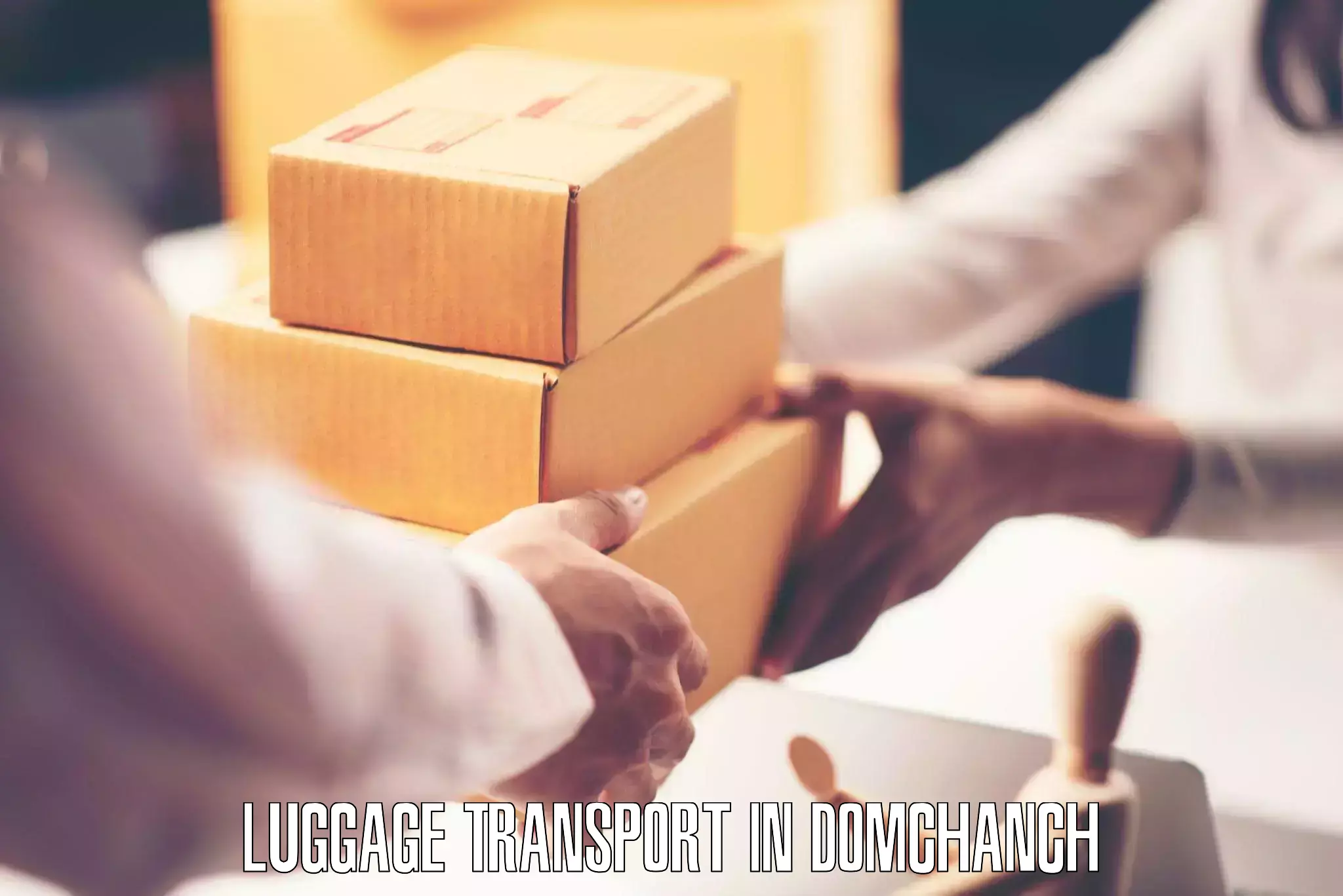 Luggage shipment logistics in Domchanch