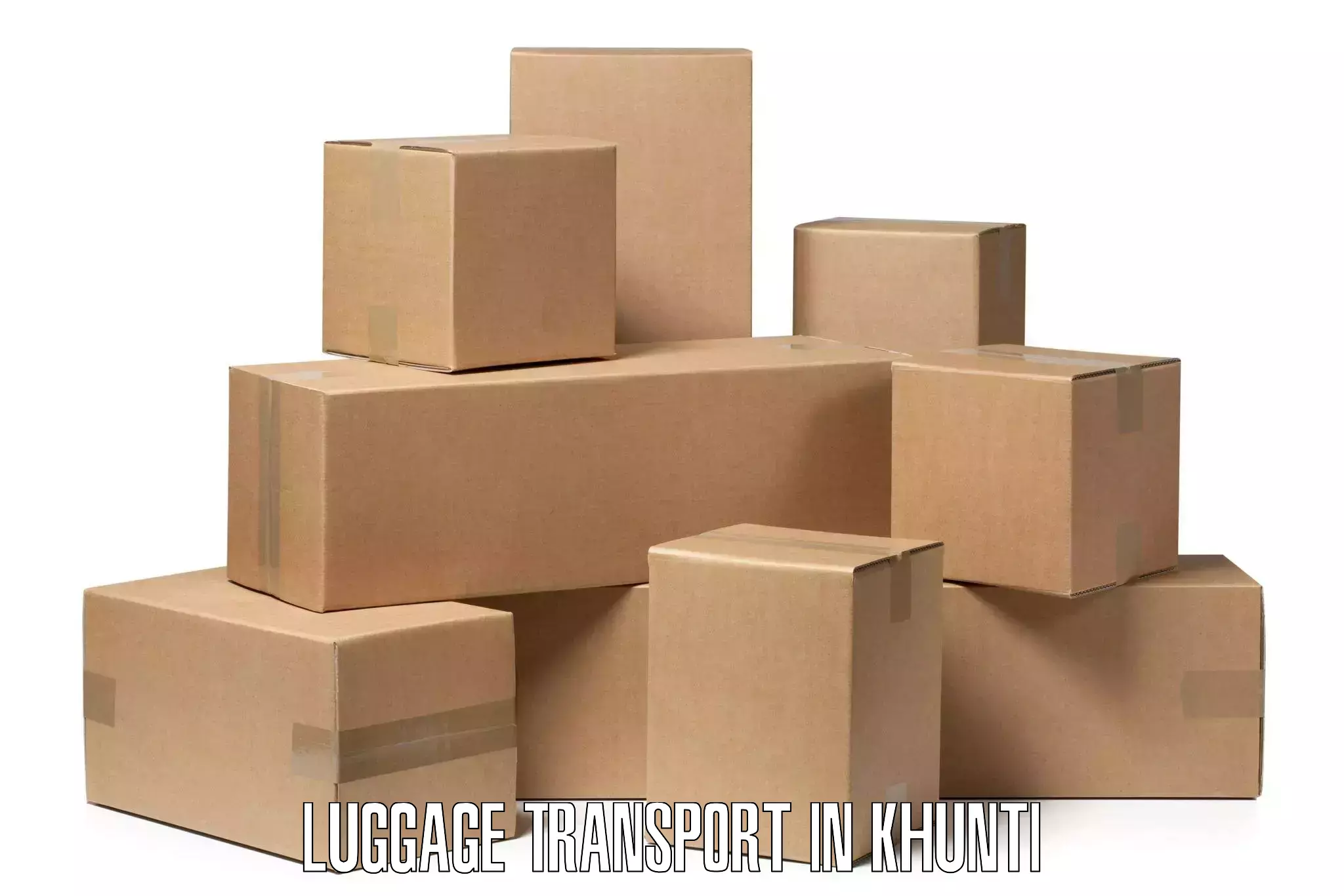 Unaccompanied luggage service in Khunti