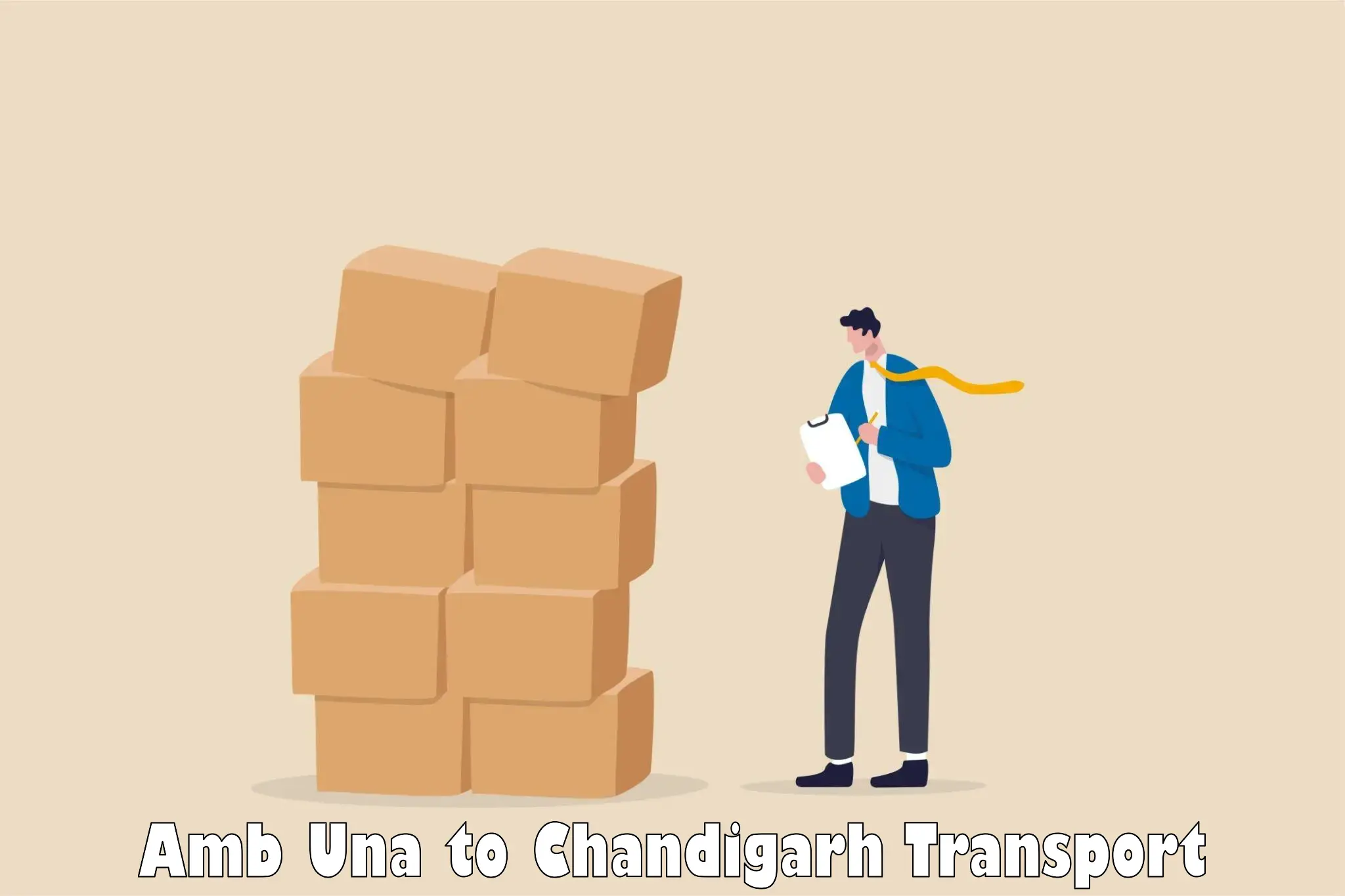 Two wheeler parcel service Amb Una to Panjab University Chandigarh