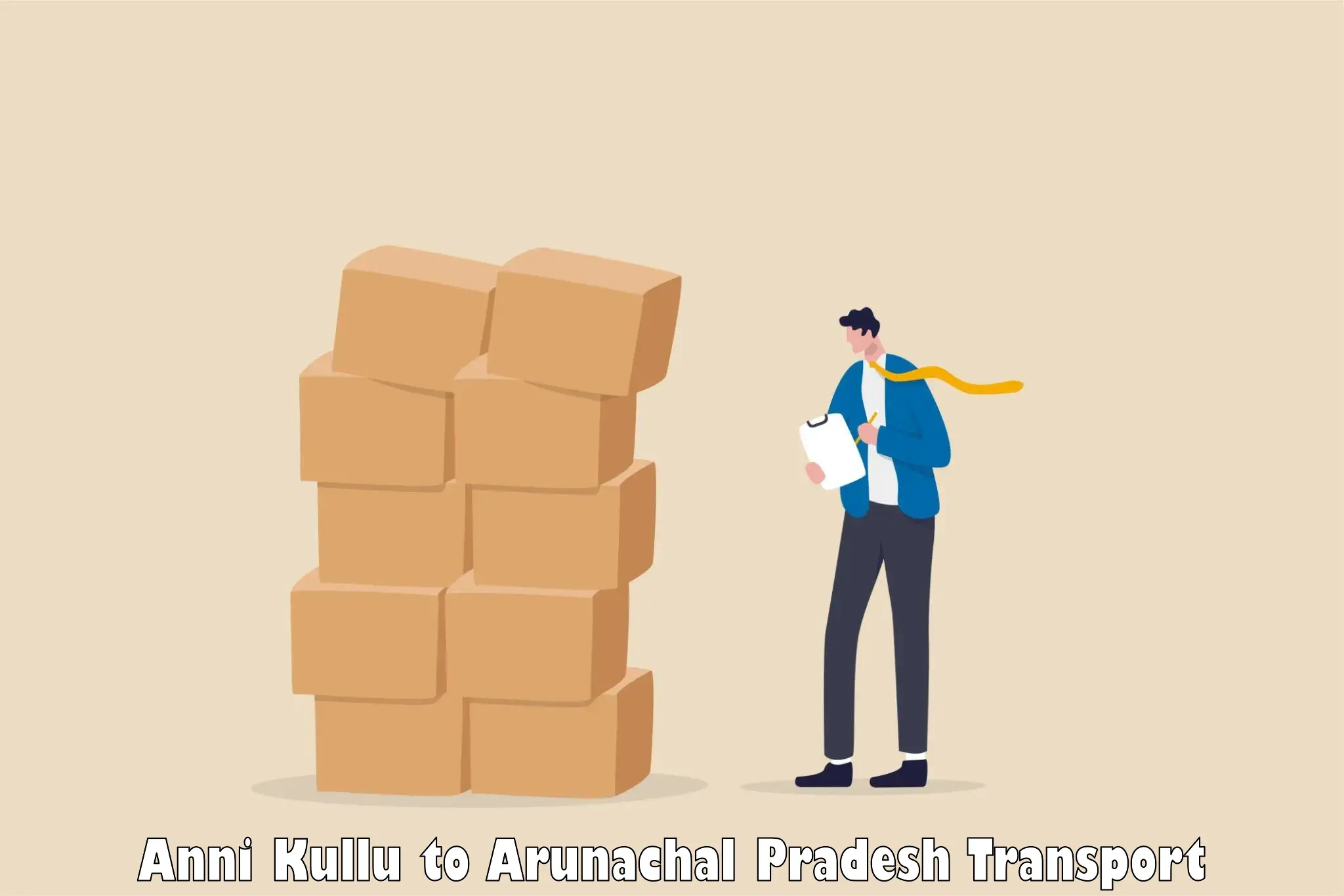 Cargo train transport services Anni Kullu to Arunachal Pradesh