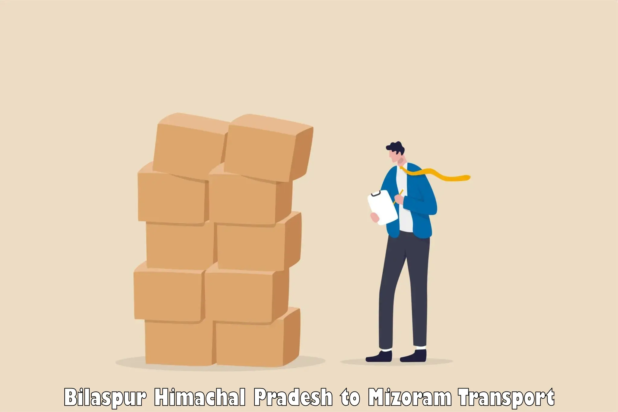 Part load transport service in India Bilaspur Himachal Pradesh to Lunglei