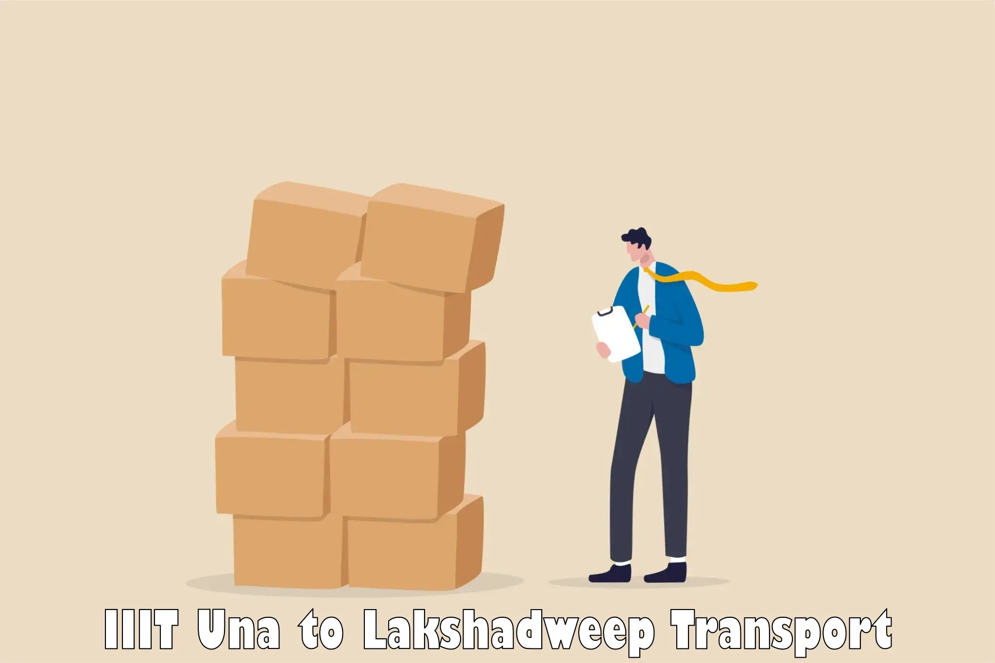 Air cargo transport services IIIT Una to Lakshadweep