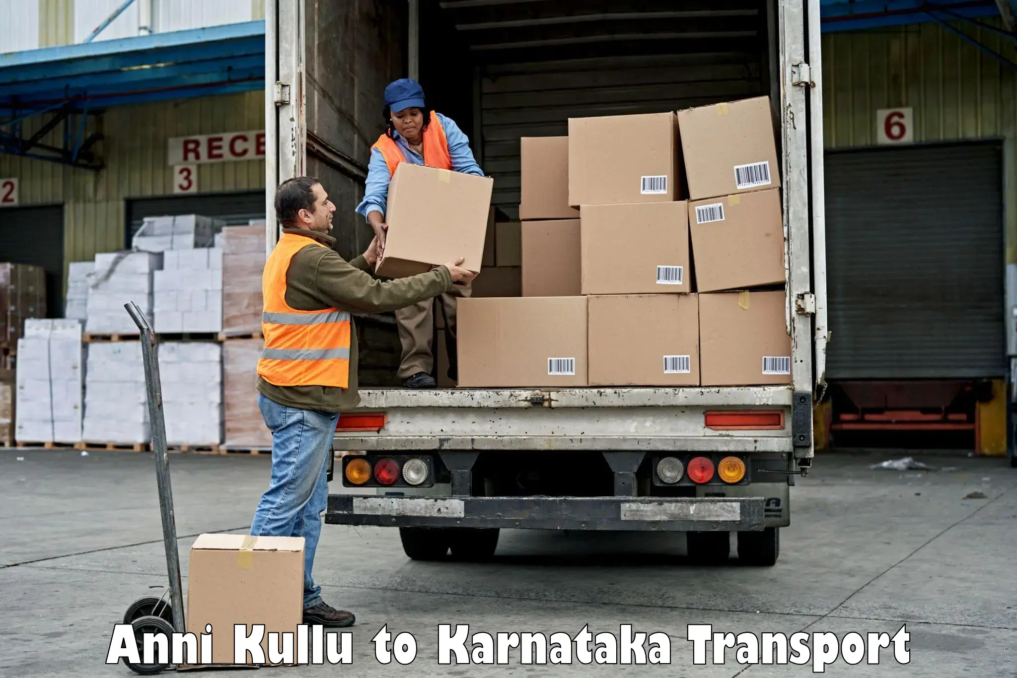 Parcel transport services Anni Kullu to Mallapur