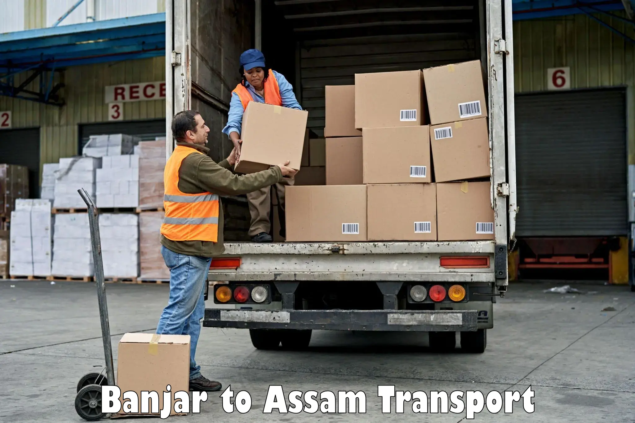 Cargo transportation services Banjar to Bongaigaon