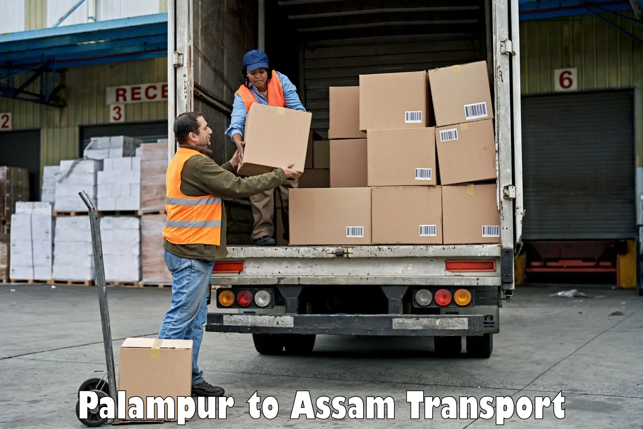 Daily parcel service transport Palampur to Udalguri