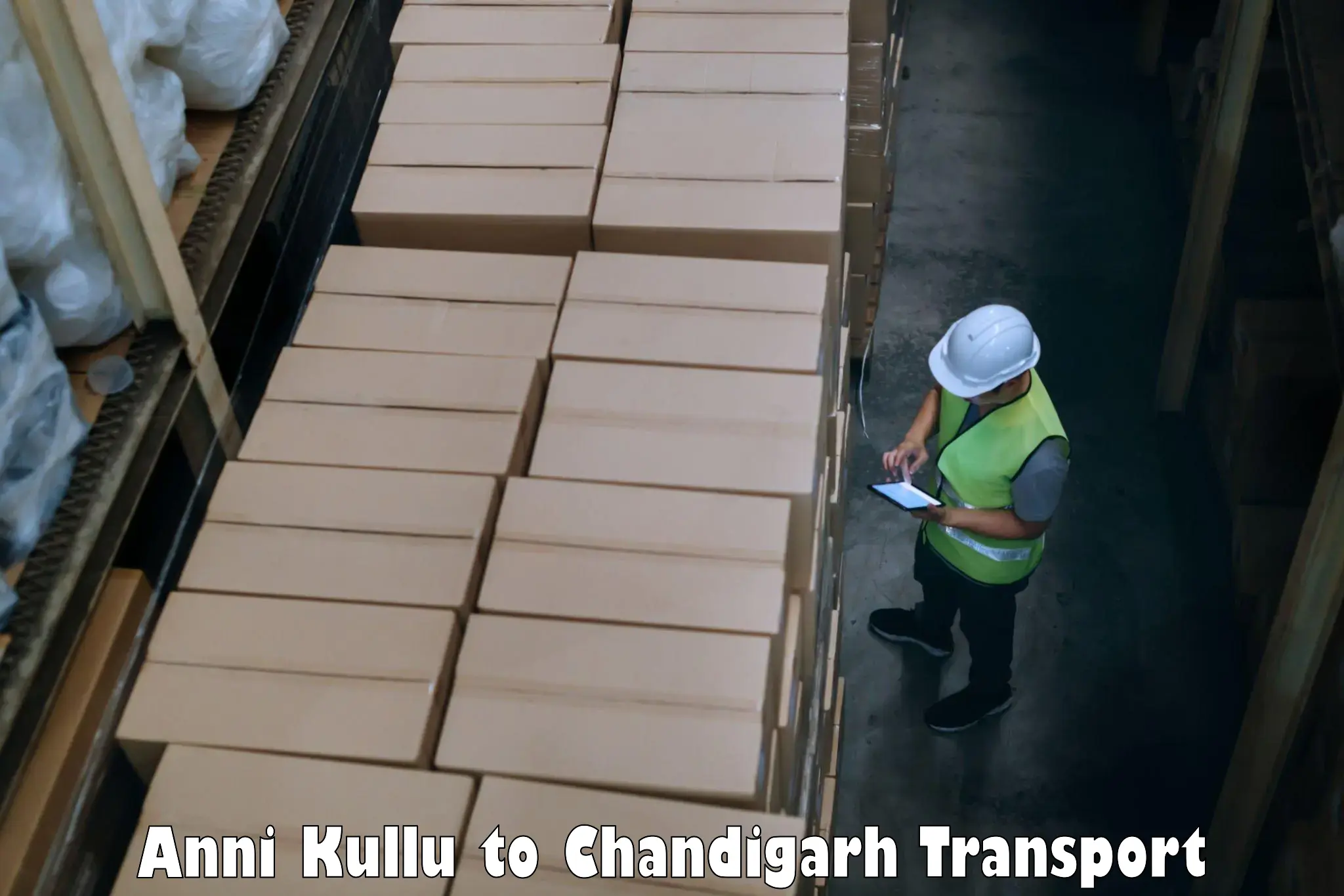 India truck logistics services Anni Kullu to Panjab University Chandigarh