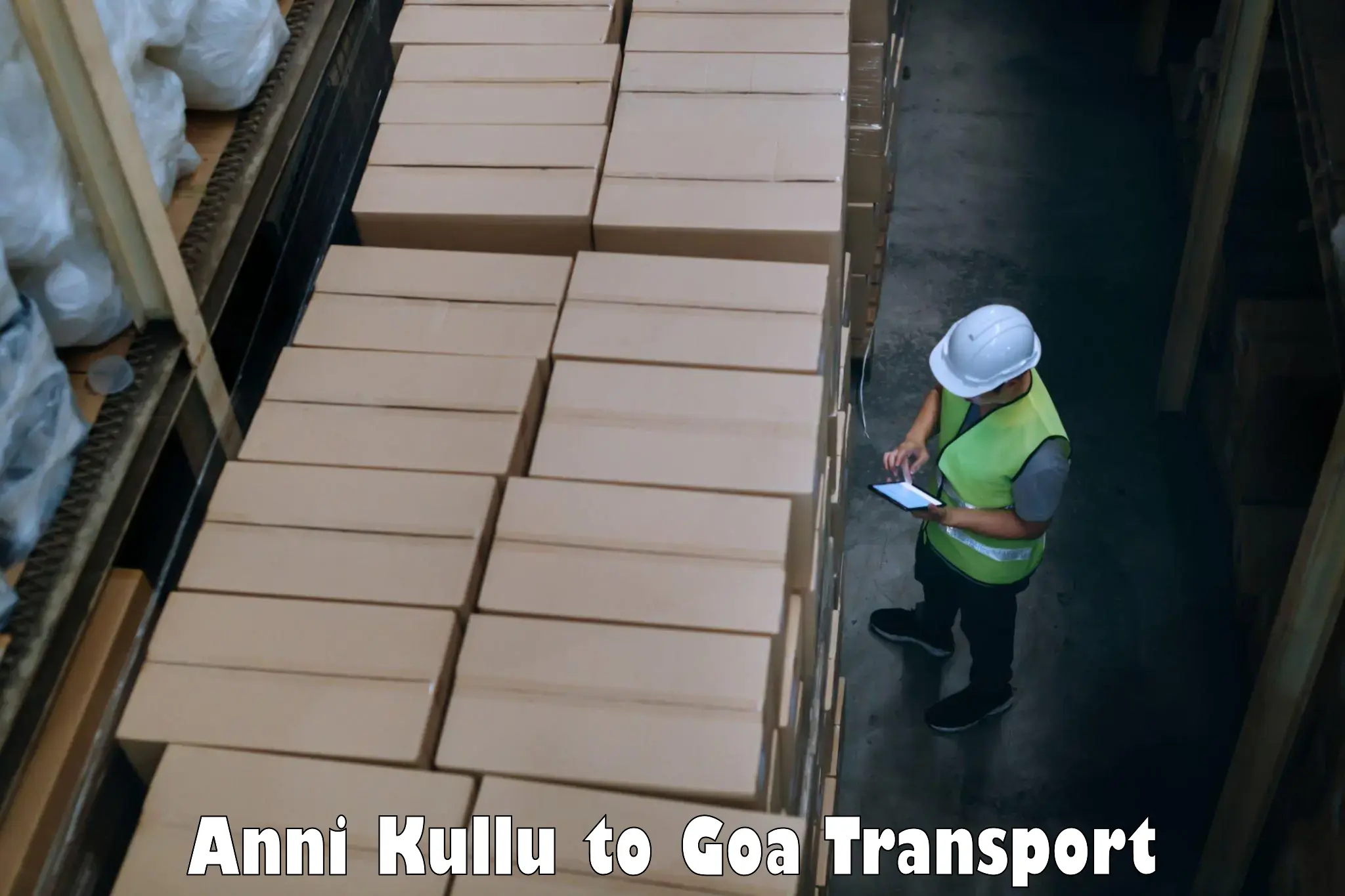 Daily parcel service transport Anni Kullu to Sanvordem