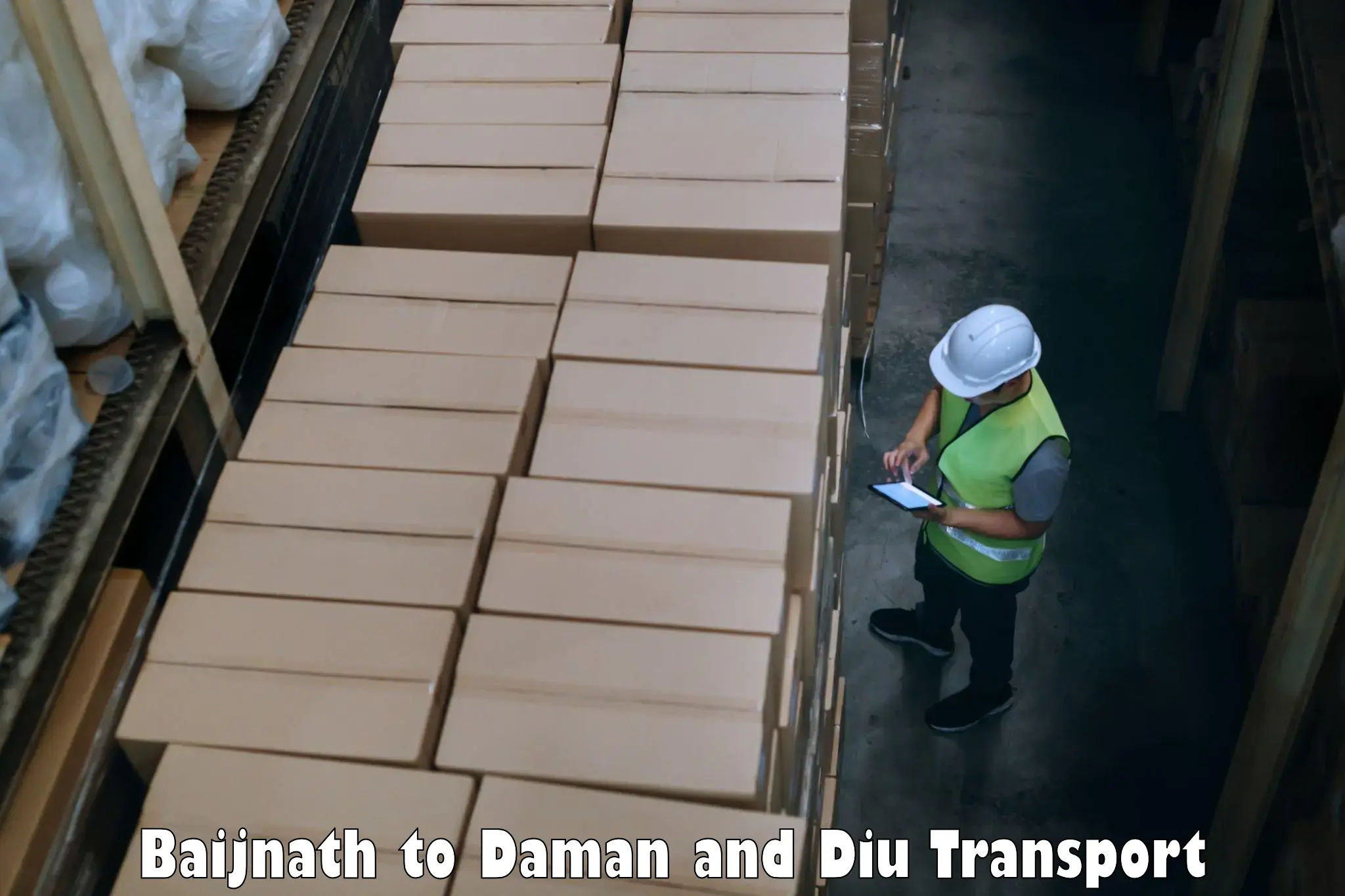 Furniture transport service Baijnath to Daman