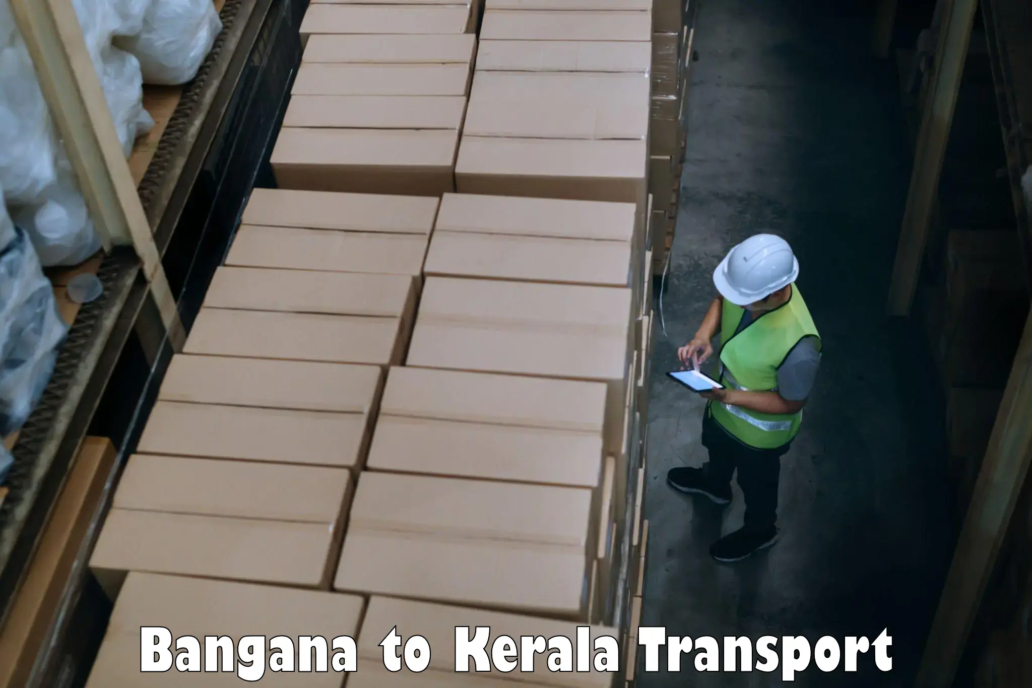 Two wheeler parcel service Bangana to Balussery