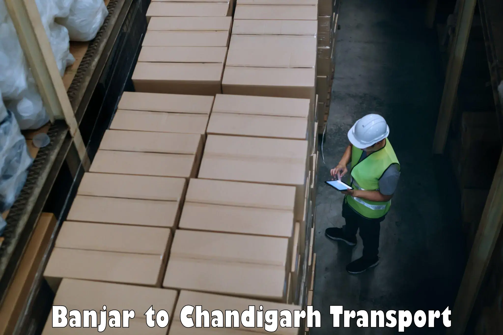 International cargo transportation services Banjar to Panjab University Chandigarh