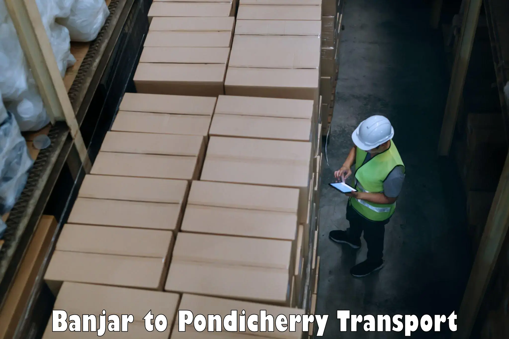 Transport shared services in Banjar to Pondicherry University