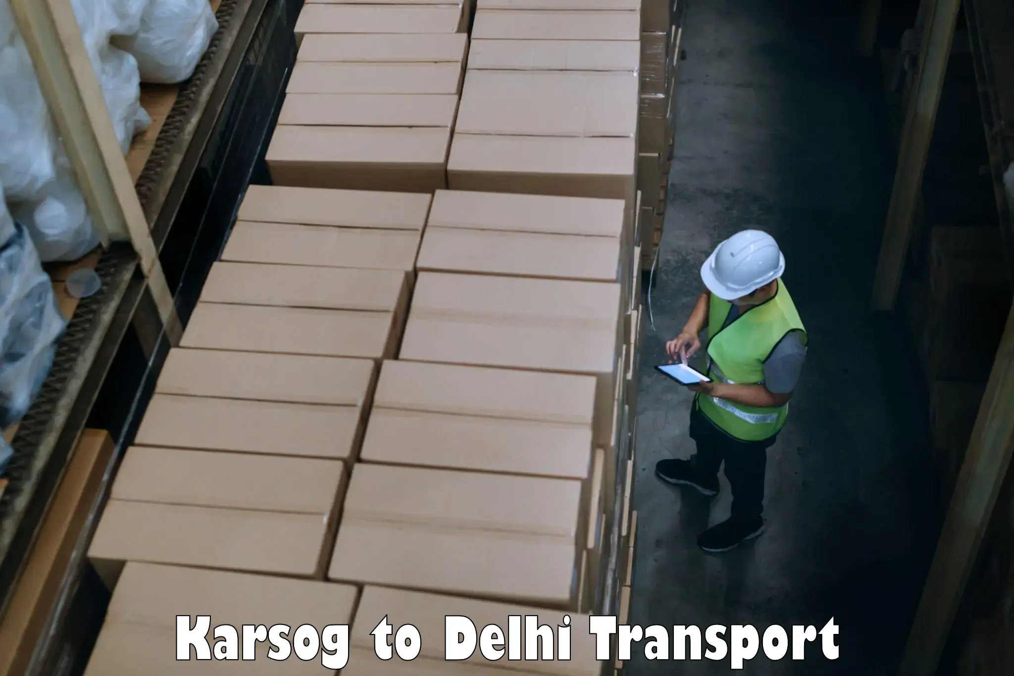 Nationwide transport services Karsog to Delhi
